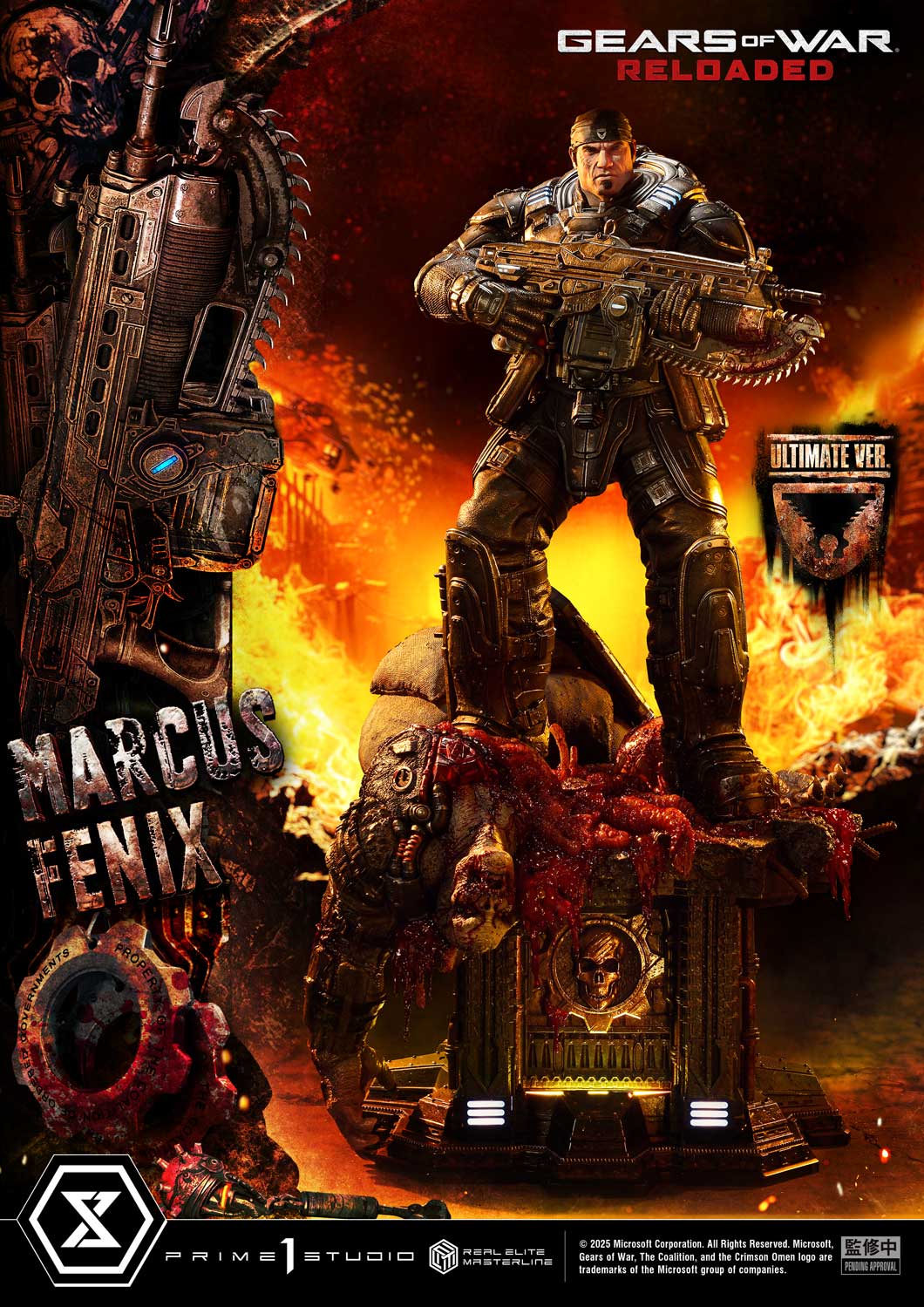 Real Elite Masterline Gears of War: Reloaded Marcus Fenix Ultimate Bonus Version - Image 18