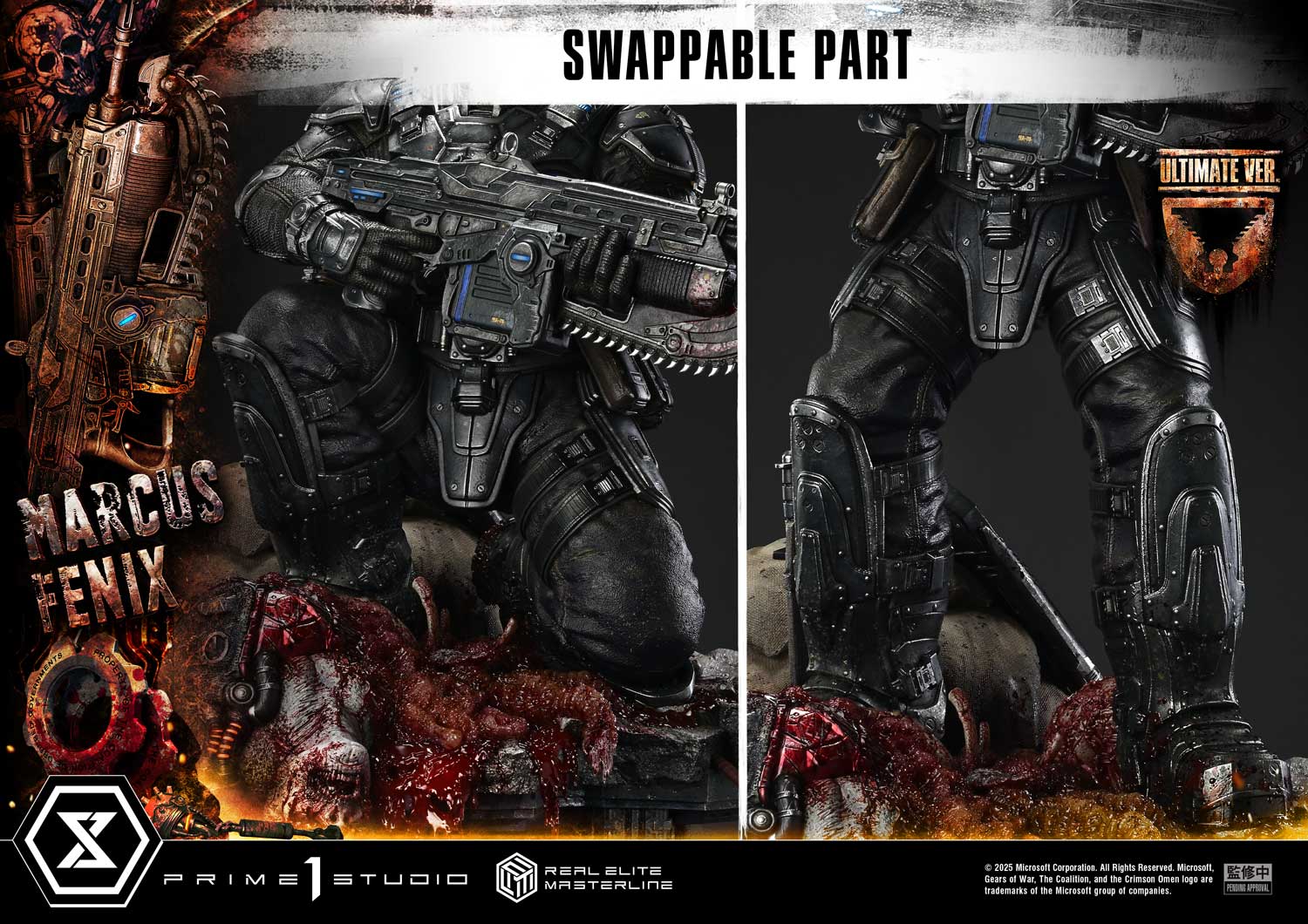 Real Elite Masterline Gears of War: Reloaded Marcus Fenix Ultimate Bonus Version - Image 20