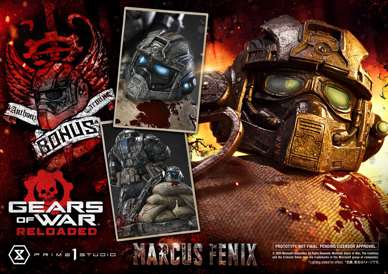 Real Elite Masterline Gears of War: Reloaded Marcus Fenix Ultimate Bonus Version - Image 21