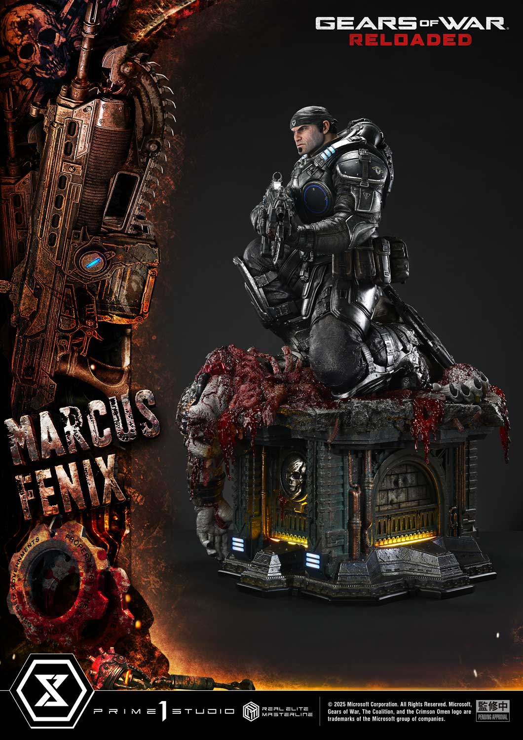 Real Elite Masterline Gears of War: Reloaded Marcus Fenix Ultimate Bonus Version - Image 25