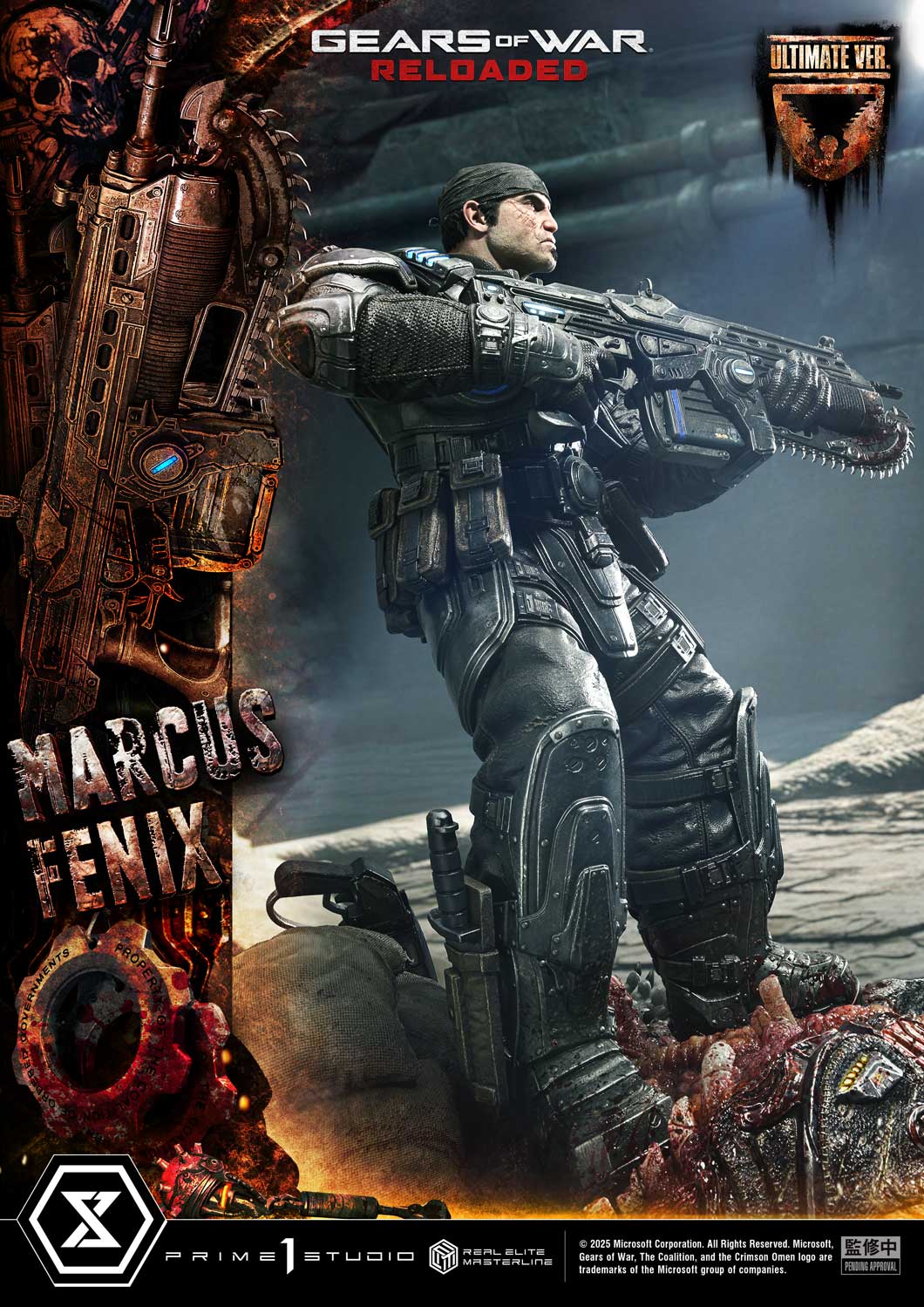 Real Elite Masterline Gears of War: Reloaded Marcus Fenix Ultimate Bonus Version - Image 29