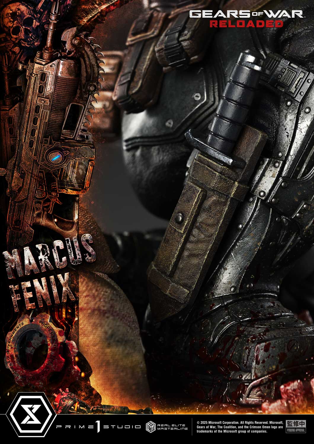 Real Elite Masterline Gears of War: Reloaded Marcus Fenix Ultimate Bonus Version - Image 3