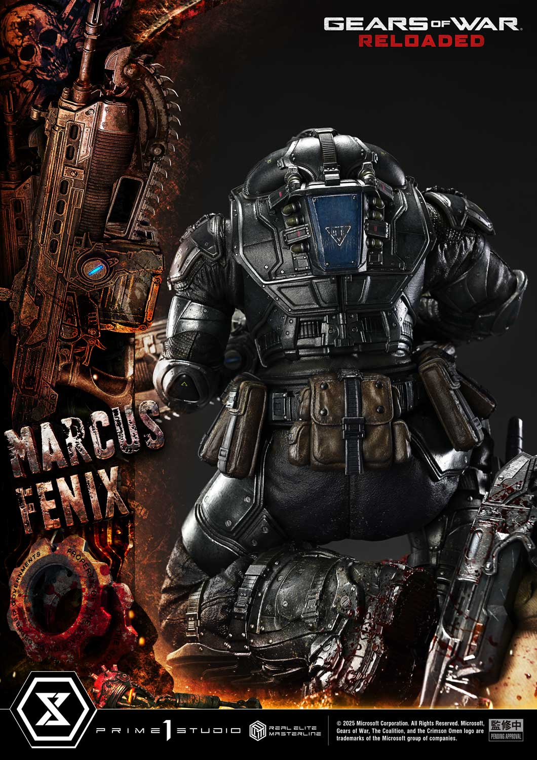 Real Elite Masterline Gears of War: Reloaded Marcus Fenix Ultimate Bonus Version - Image 4