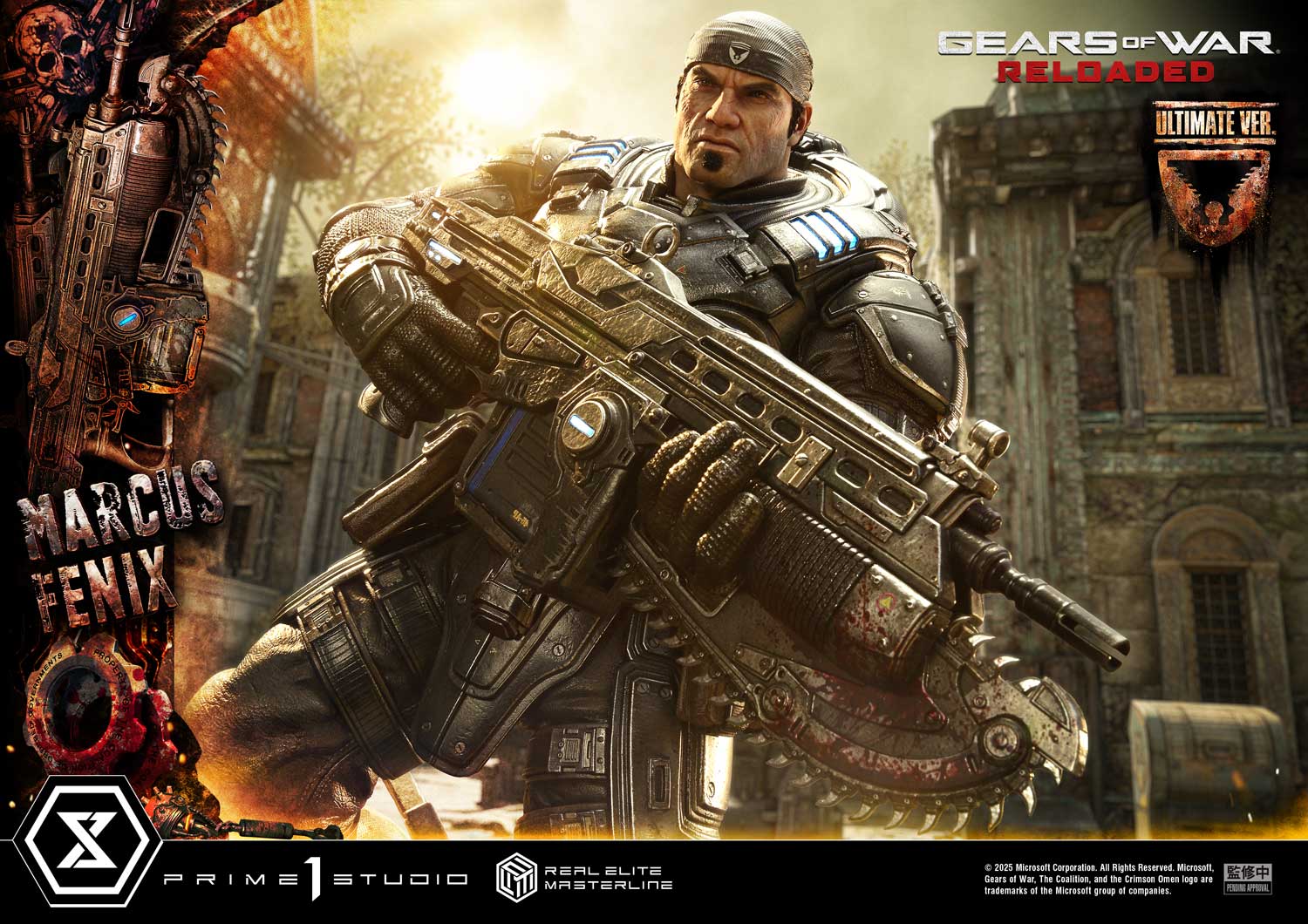 Real Elite Masterline Gears of War: Reloaded Marcus Fenix Ultimate Bonus Version - Image 6