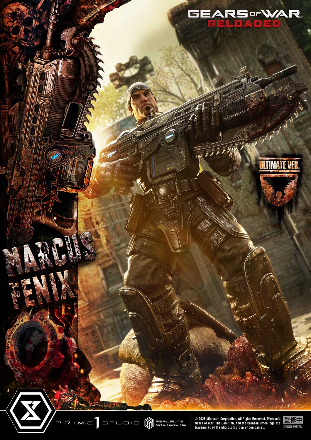 Real Elite Masterline Gears of War: Reloaded Marcus Fenix Ultimate Bonus Version - Image 8