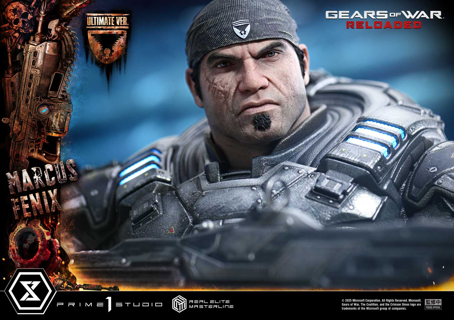 Real Elite Masterline Gears of War: Reloaded Marcus Fenix Ultimate Bonus Version - Image 9