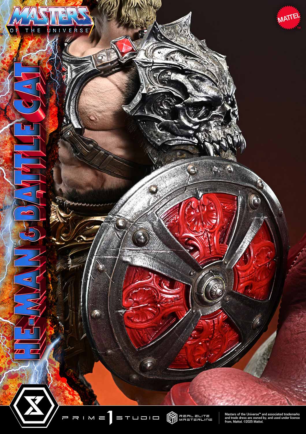 Real Elite Masterline Masters of the Universe He-Man & Battle Cat Ultimate Bonus Version - Image 21