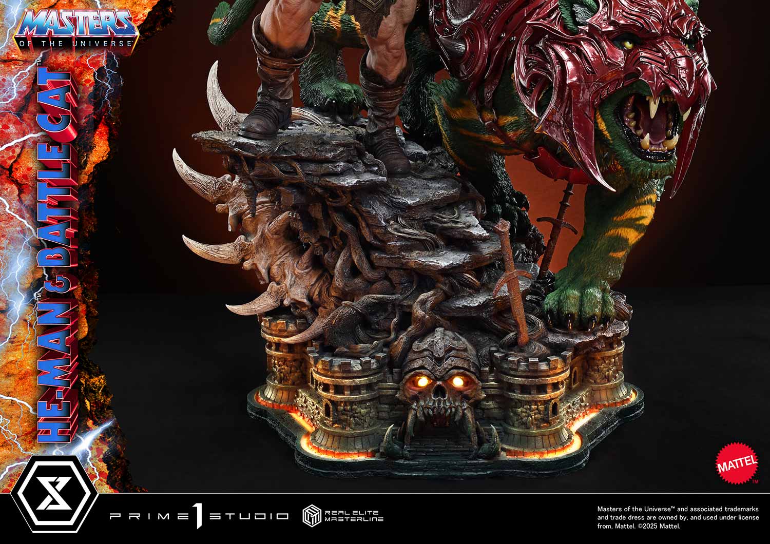 Real Elite Masterline Masters of the Universe He-Man & Battle Cat Ultimate Bonus Version - Image 7