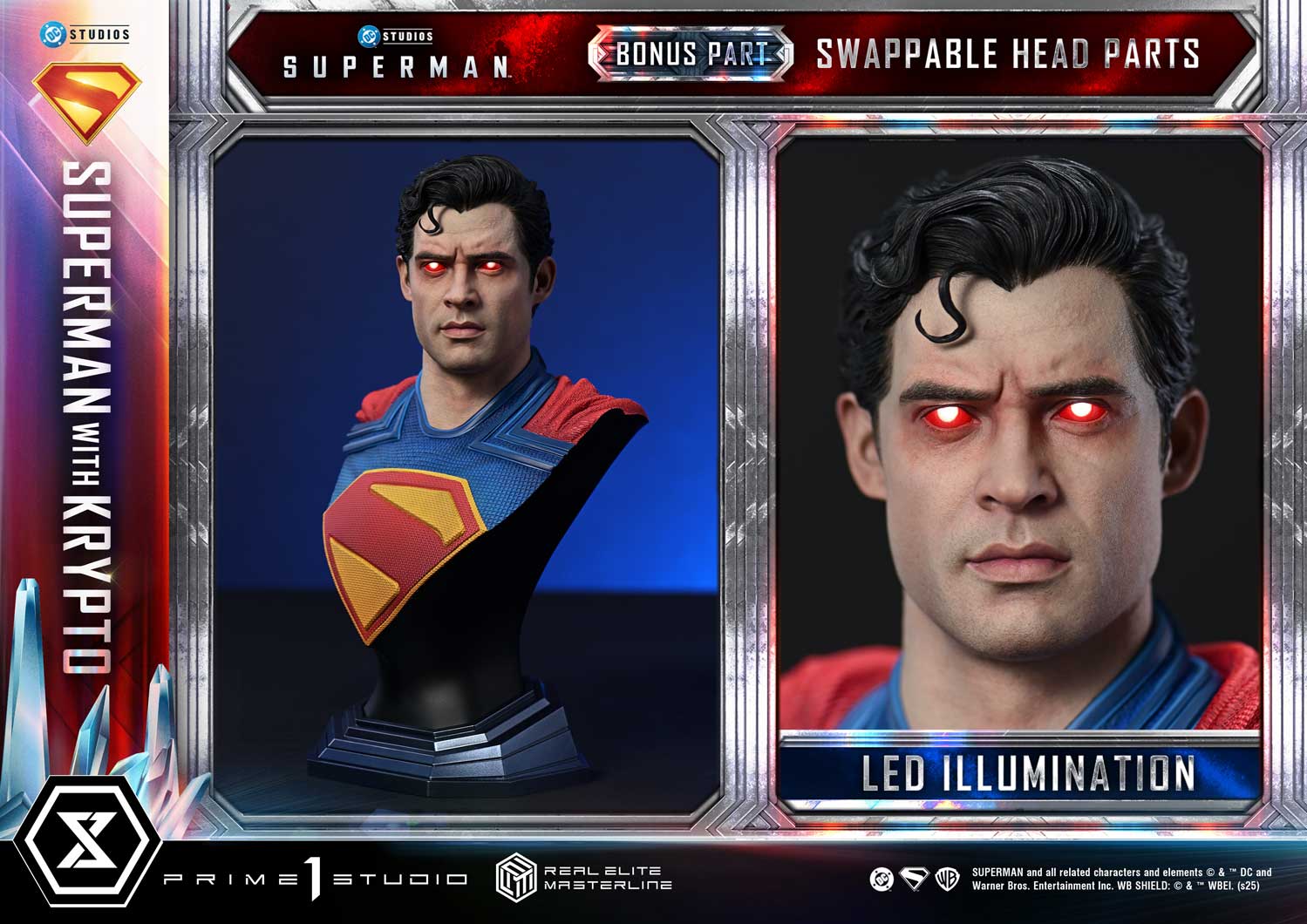 Real Elite Masterline Superman (2025 Film) Superman with Krypto Bonus Version - Image 11