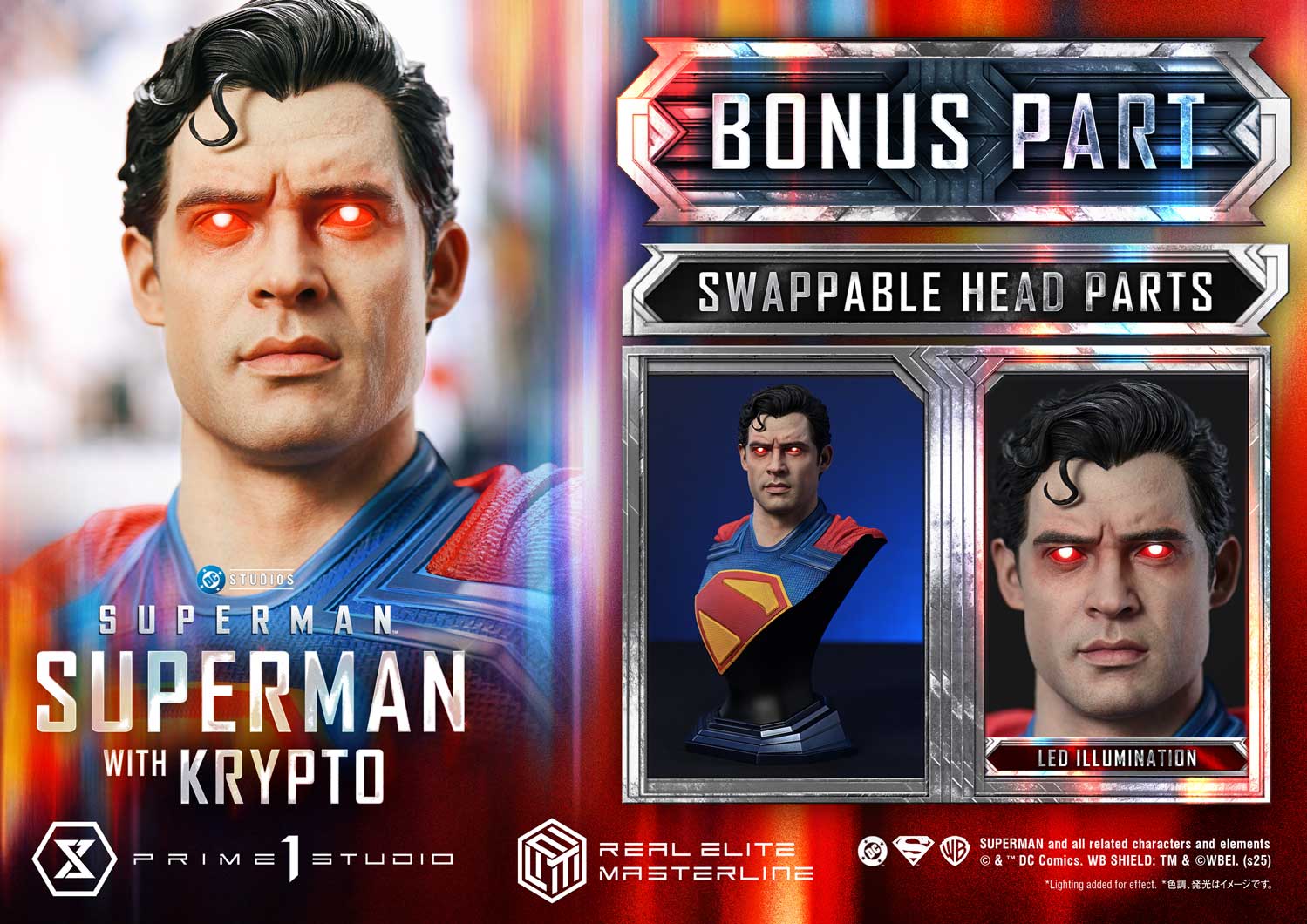 Real Elite Masterline Superman (2025 Film) Superman with Krypto Bonus Version - Image 5