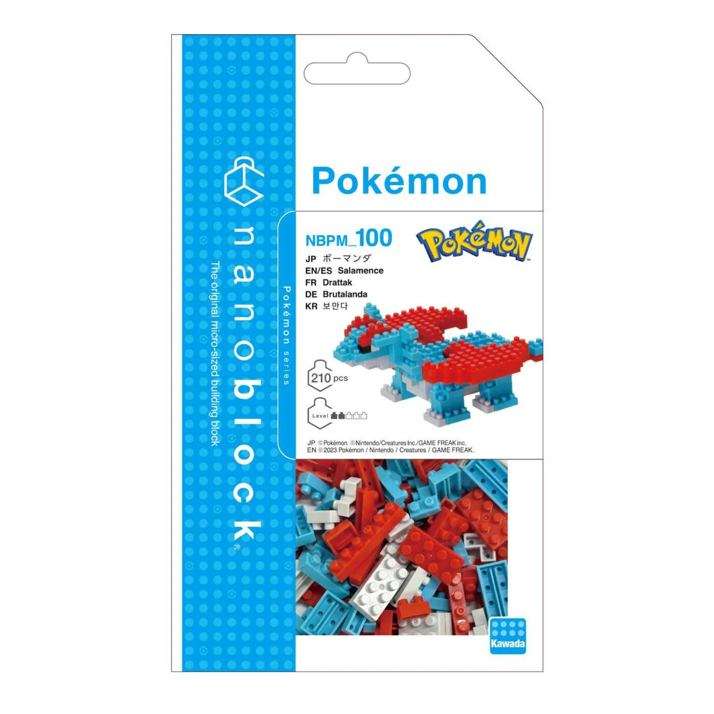 Salamence - Pokémon Nanoblock Figure - Image 4