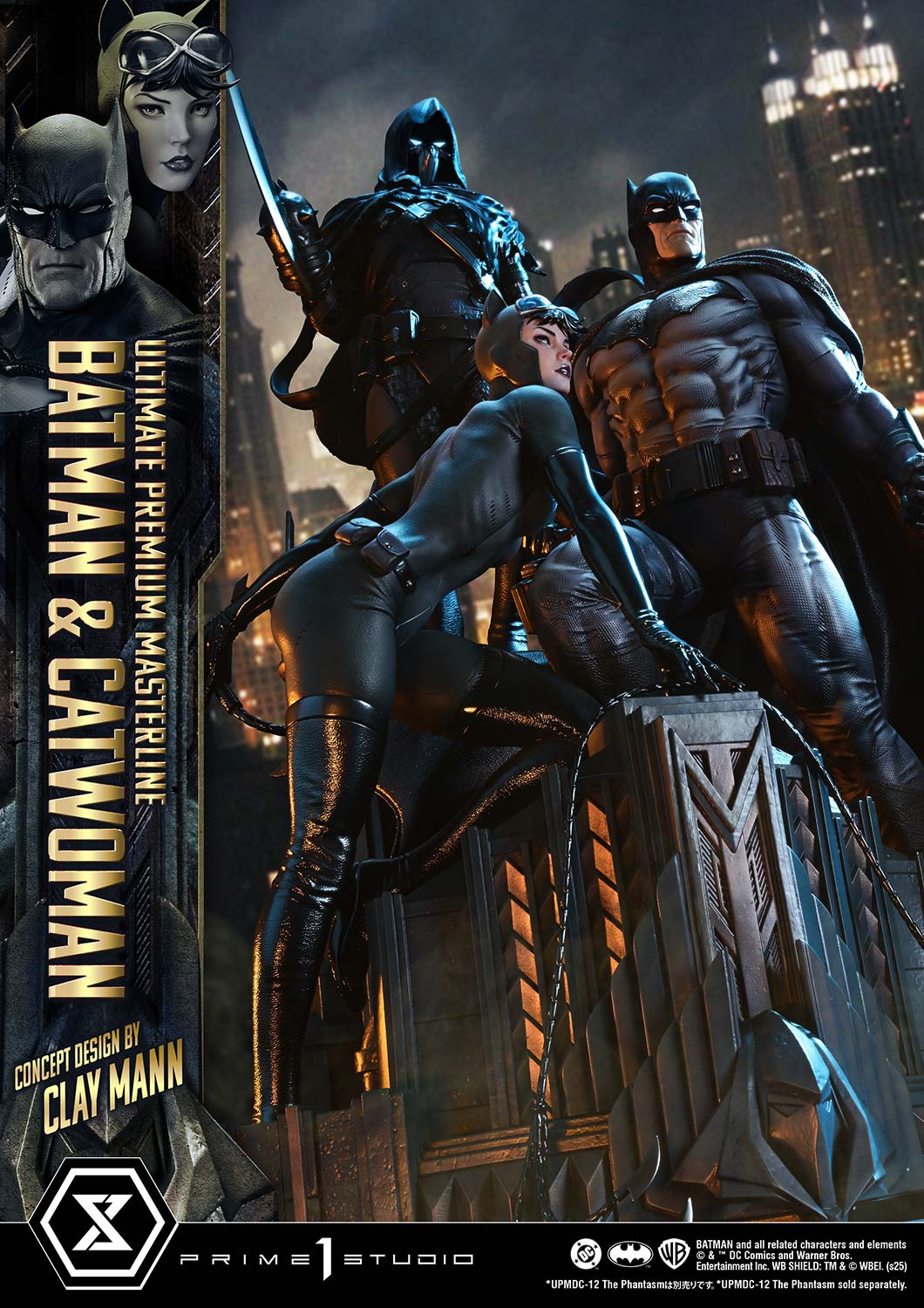 Ultimate Premium Masterline Batman (Comics) Batman & Catwoman (Concept Design by CLAY MANN) - Image 8
