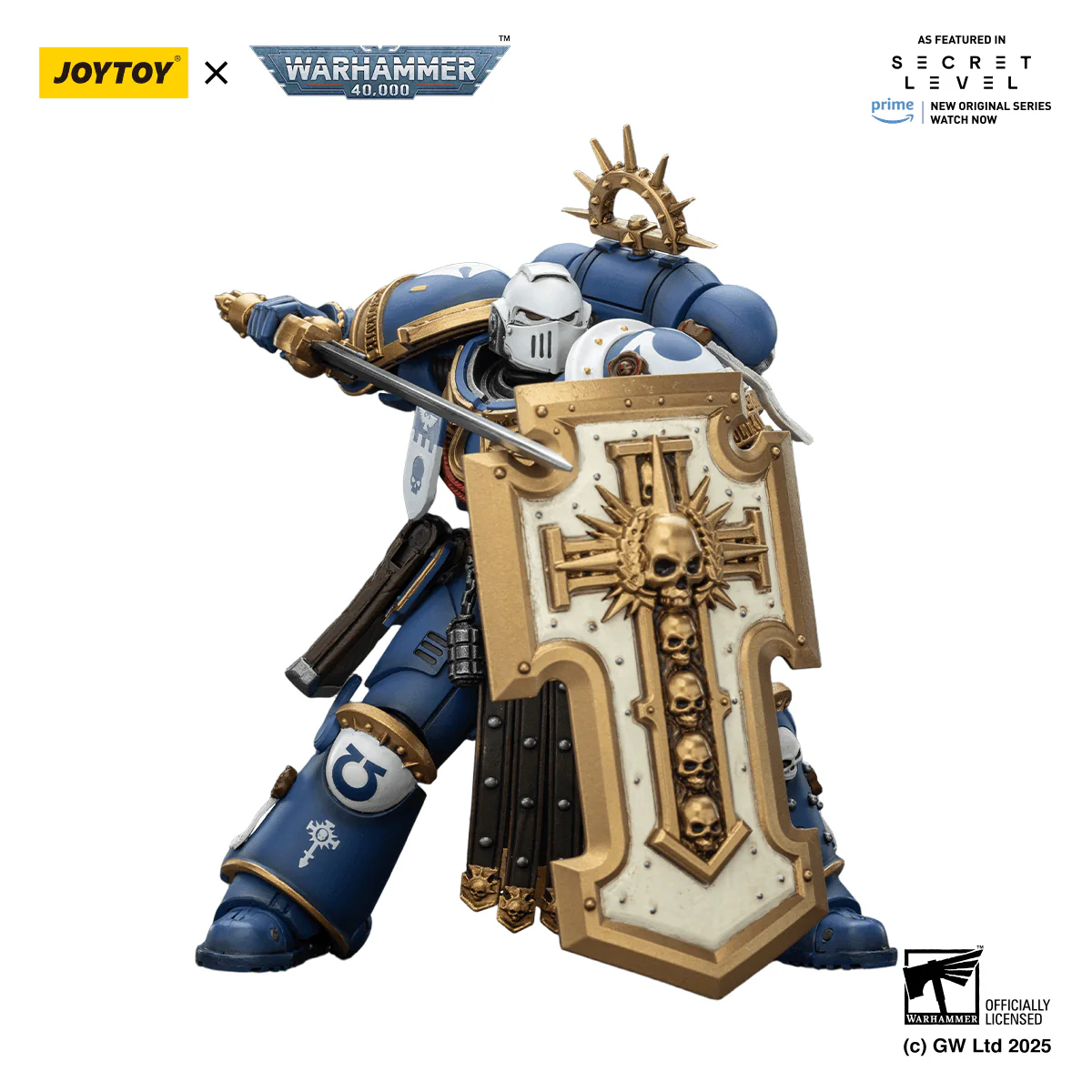Ultramarines Torvald with Power Sword, Stormshield and Bolt Pistol - Image 11