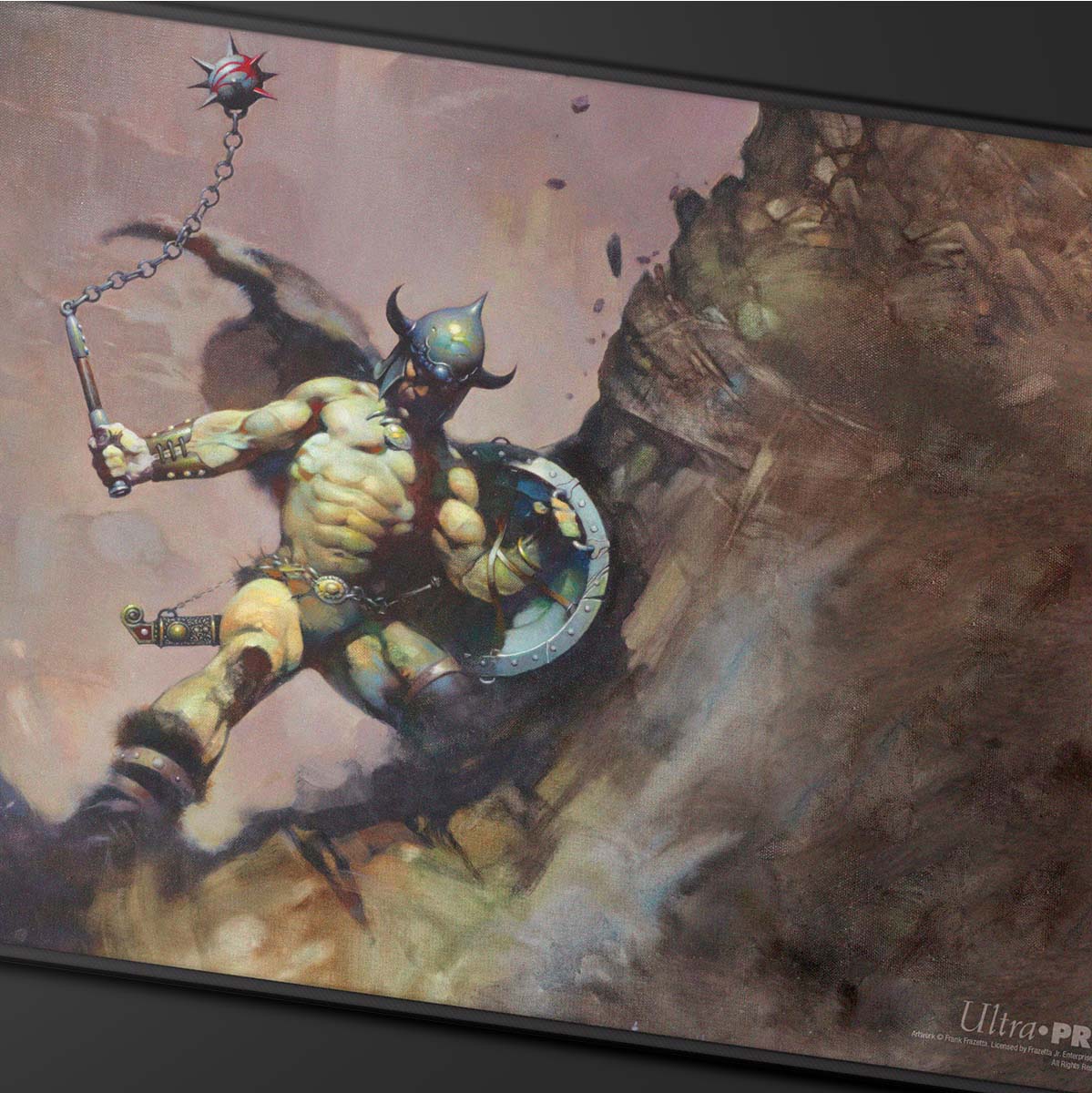 UP PLAYMAT FRANK FRAZETTA WARRIOR WITH BALL AND CHAIN - Image 3