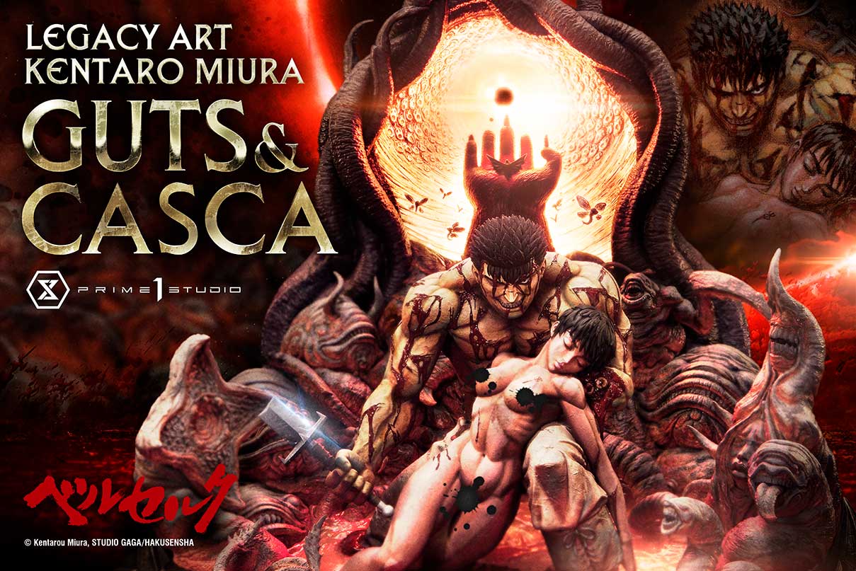 Legacy Art "Kentaro Miura" Berserk Guts & Casca