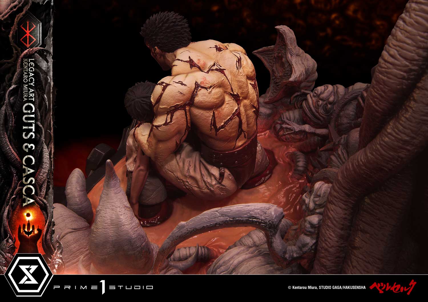 Legacy Art "Kentaro Miura" Berserk Guts & Casca - Image 11