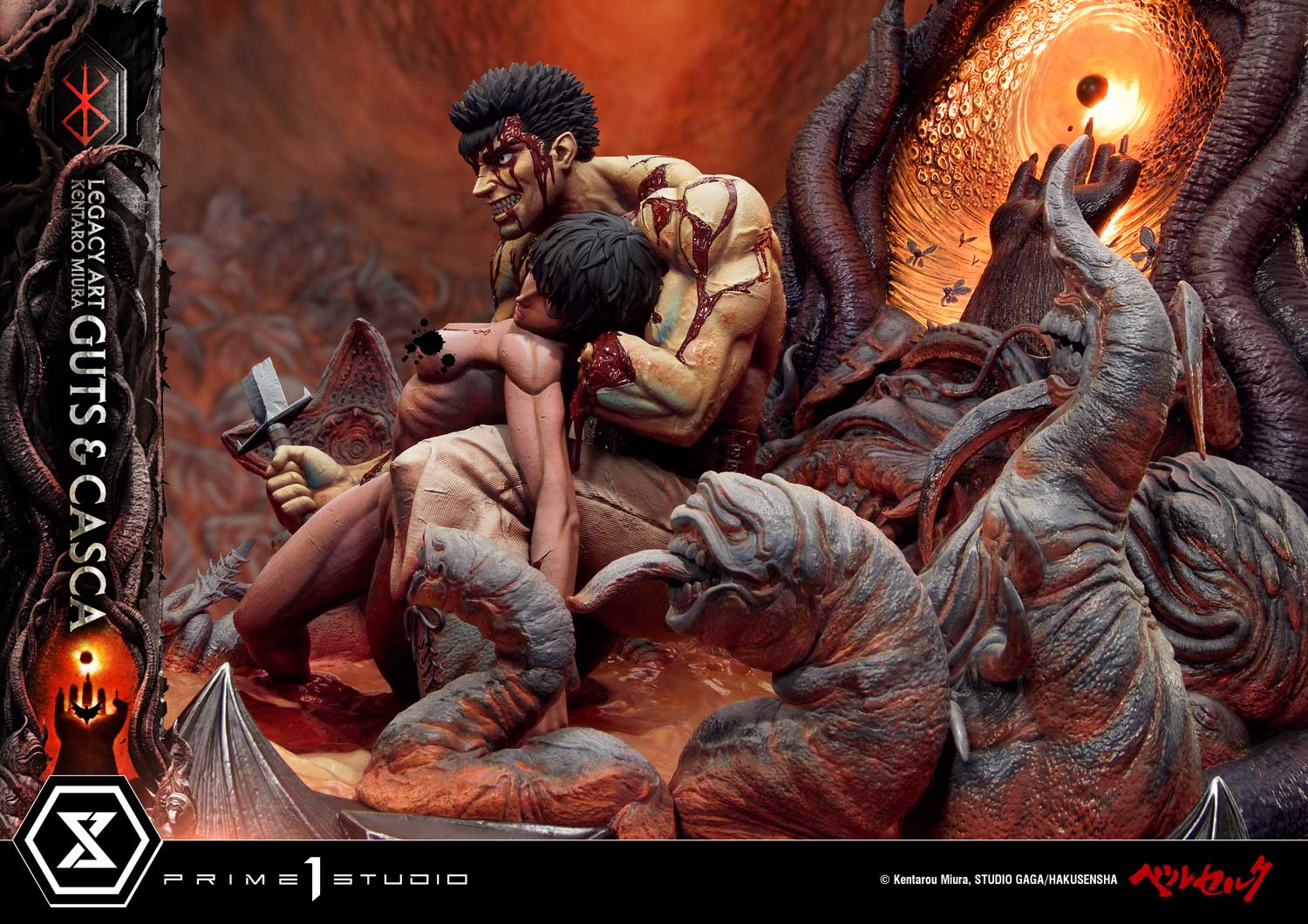 Legacy Art "Kentaro Miura" Berserk Guts & Casca - Image 8