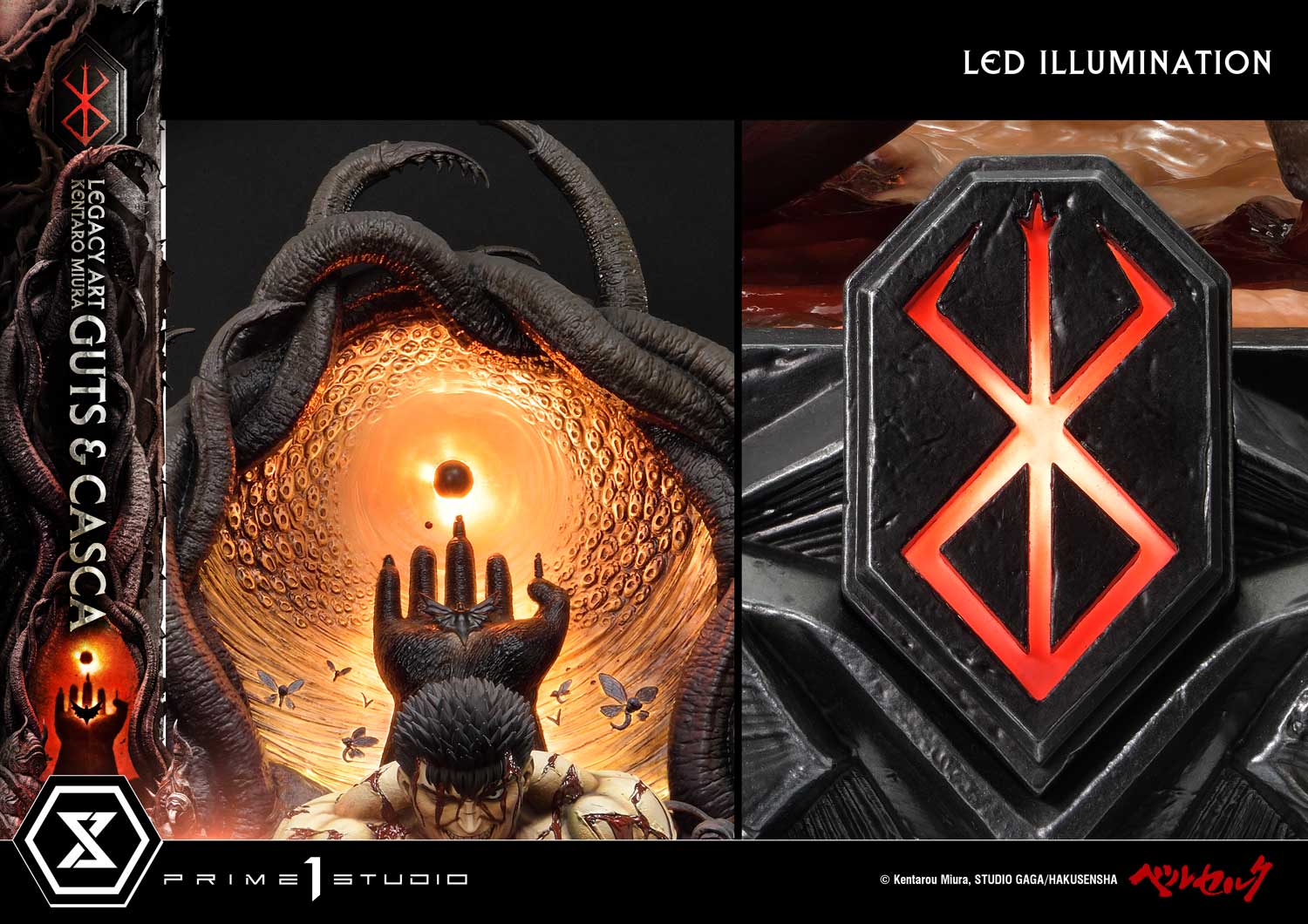 Legacy Art "Kentaro Miura" Berserk Guts & Casca - Image 9
