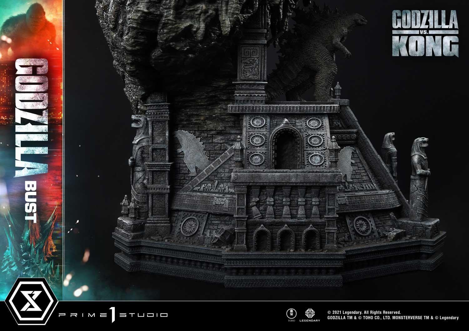 Life Size Bust Godzilla vs Kong (Film) Godzilla Bonus Version - Image 11