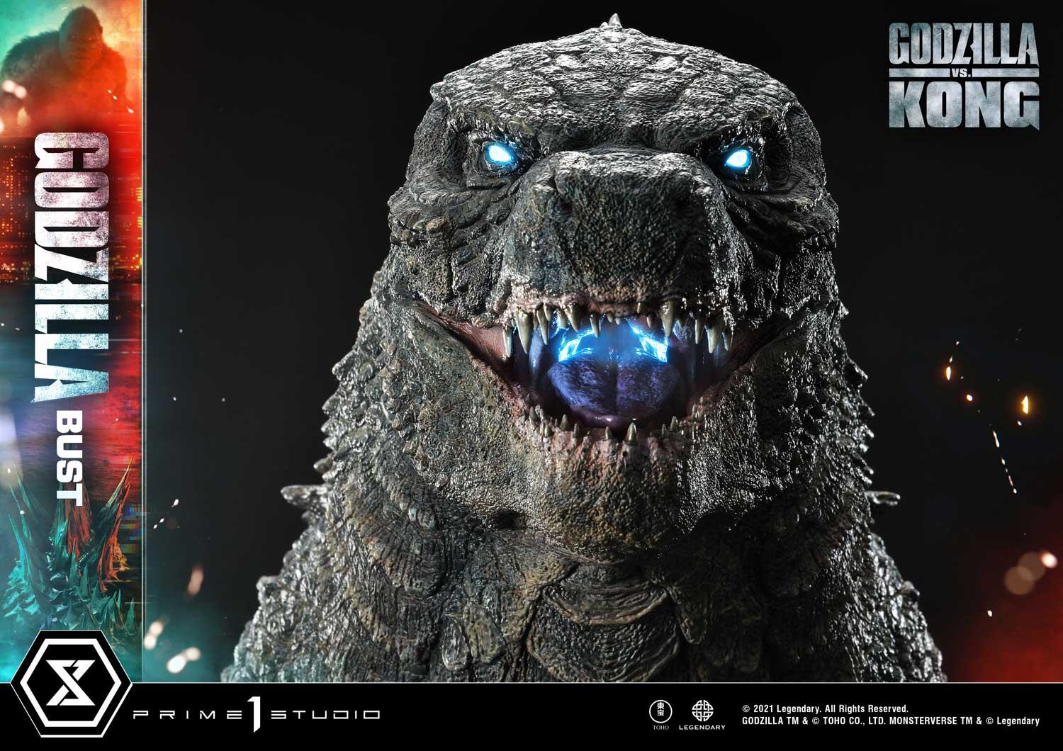 Life Size Bust Godzilla vs Kong (Film) Godzilla Bonus Version - Image 12