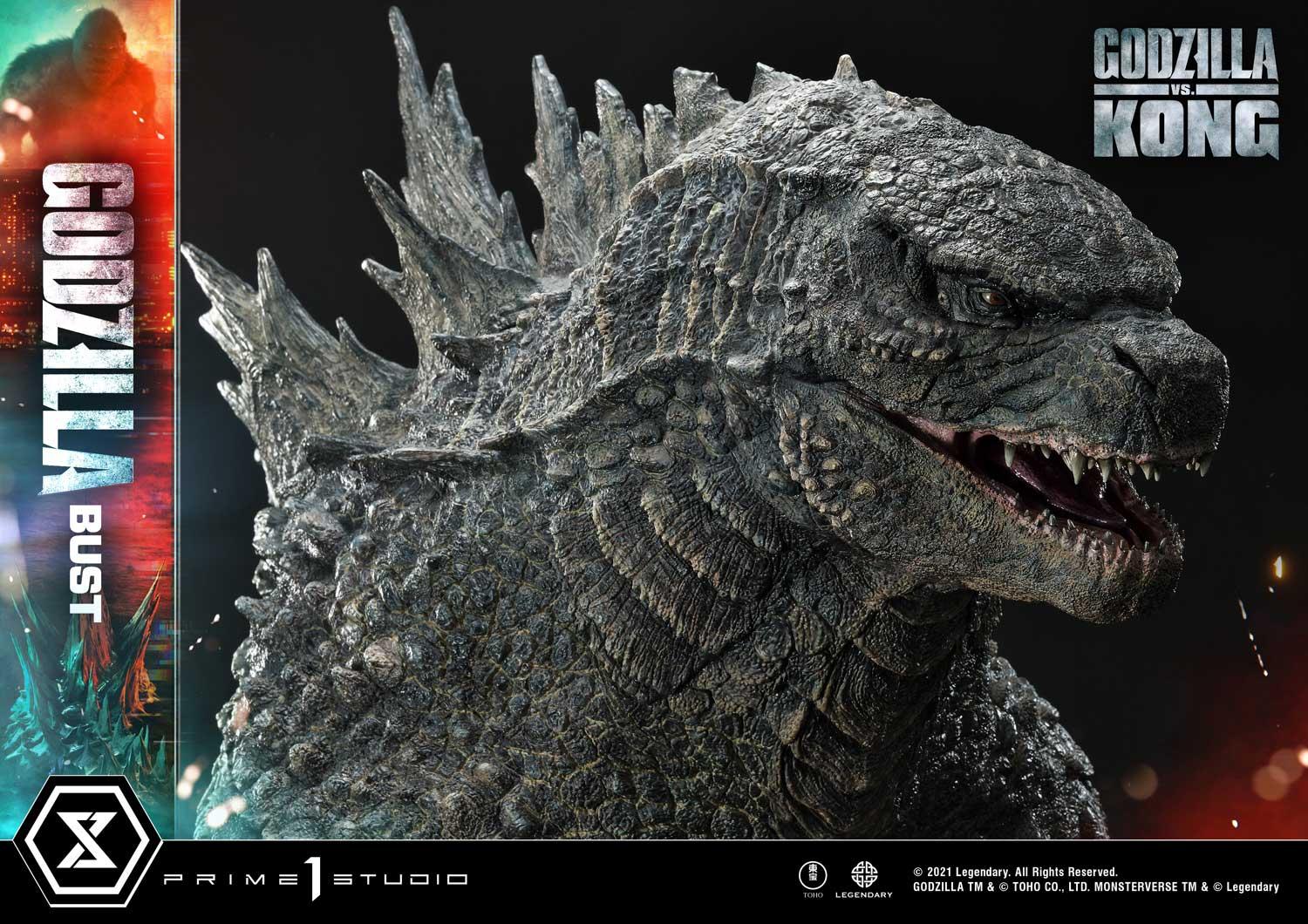 Life Size Bust Godzilla vs Kong (Film) Godzilla Bonus Version - Image 13
