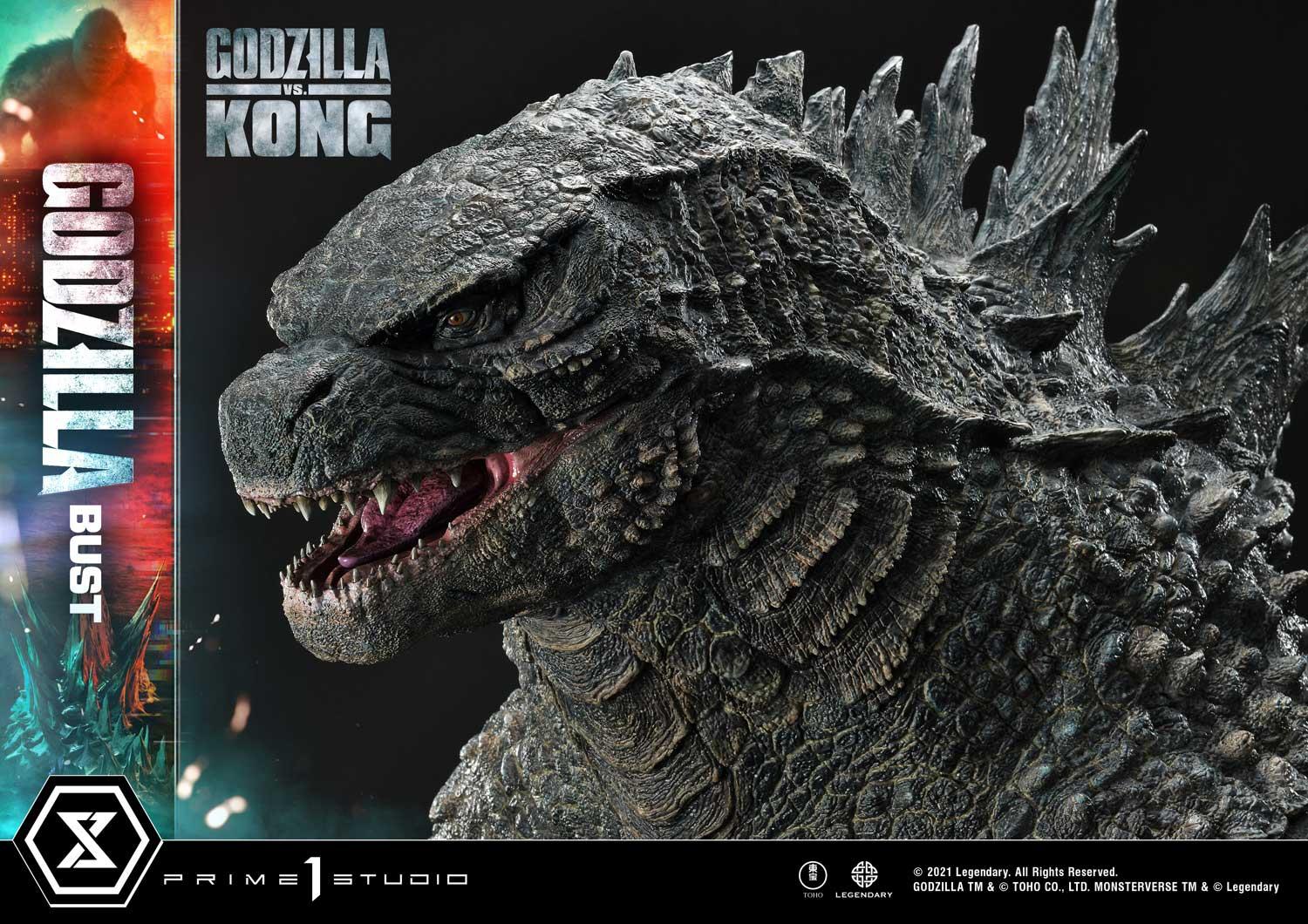 Life Size Bust Godzilla vs Kong (Film) Godzilla Bonus Version - Image 14