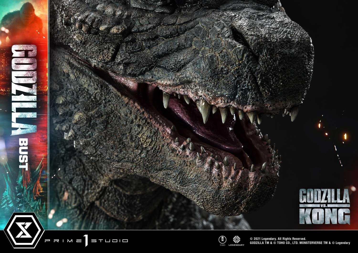 Life Size Bust Godzilla vs Kong (Film) Godzilla Bonus Version - Image 16
