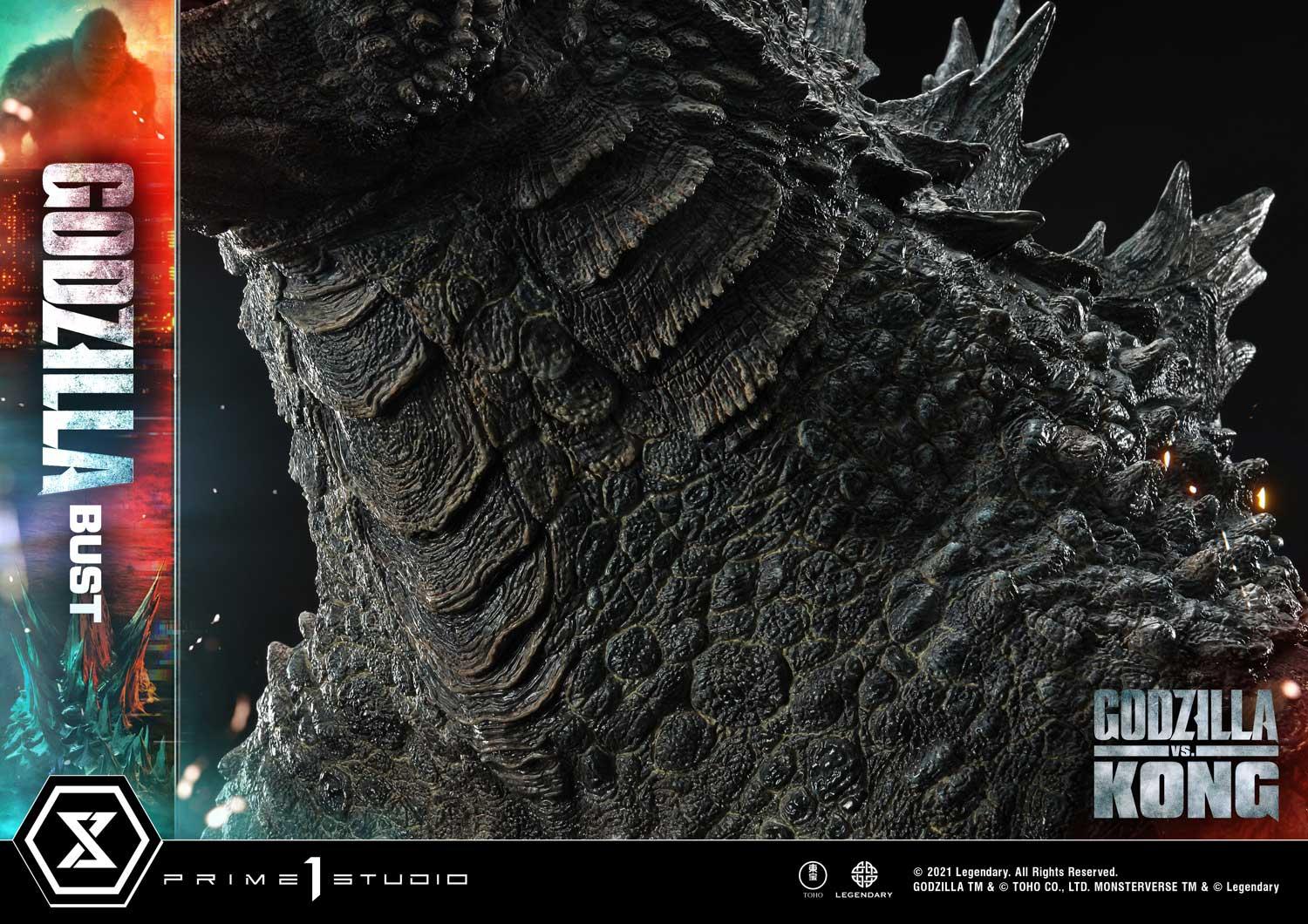 Life Size Bust Godzilla vs Kong (Film) Godzilla Bonus Version - Image 17