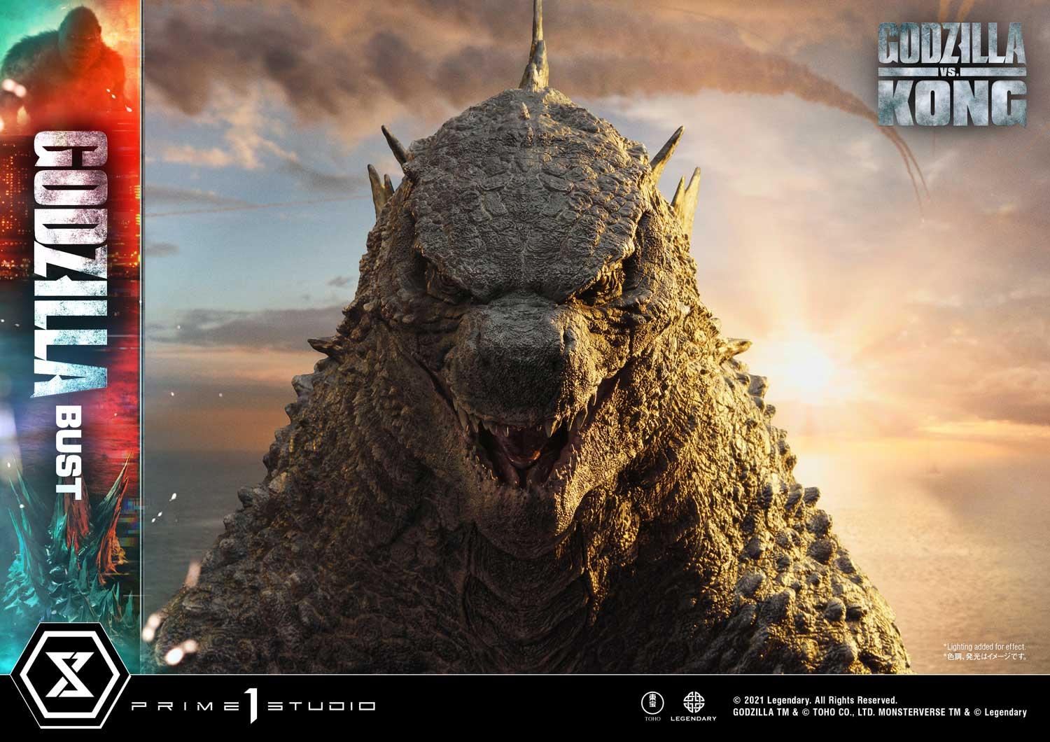 Life Size Bust Godzilla vs Kong (Film) Godzilla Bonus Version - Image 19