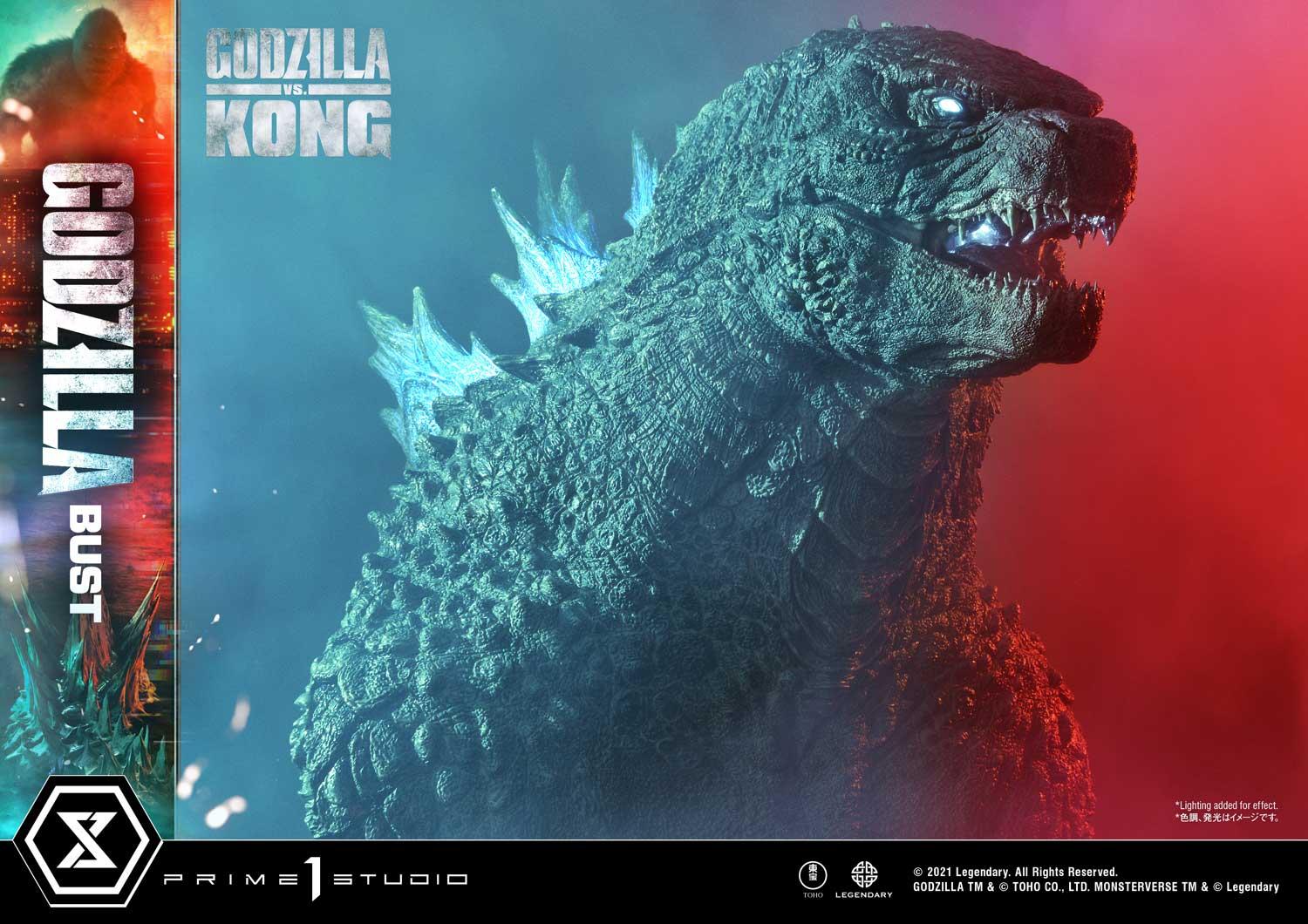 Life Size Bust Godzilla vs Kong (Film) Godzilla Bonus Version - Image 2