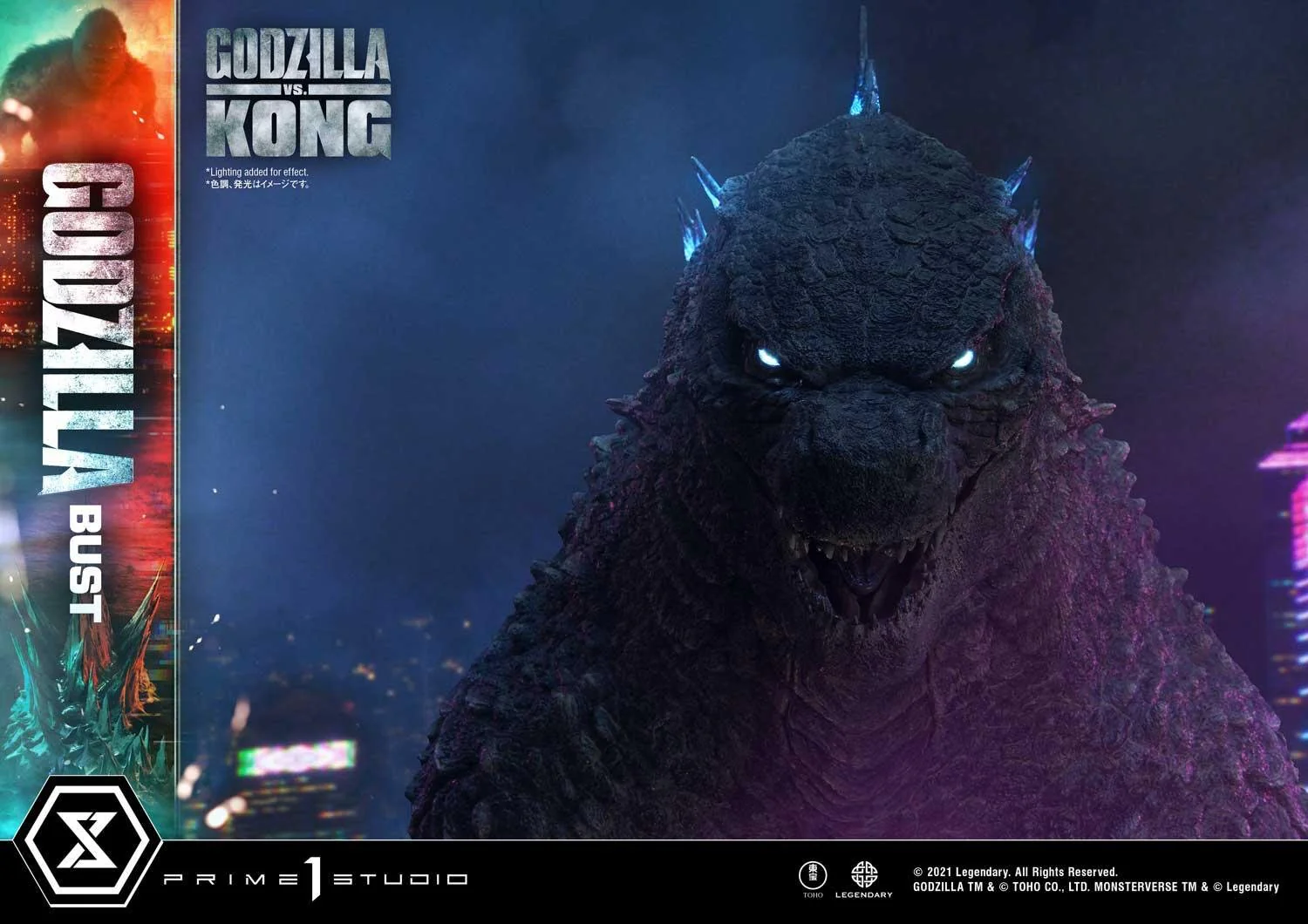 Life Size Bust Godzilla vs Kong (Film) Godzilla Bonus Version - Image 24