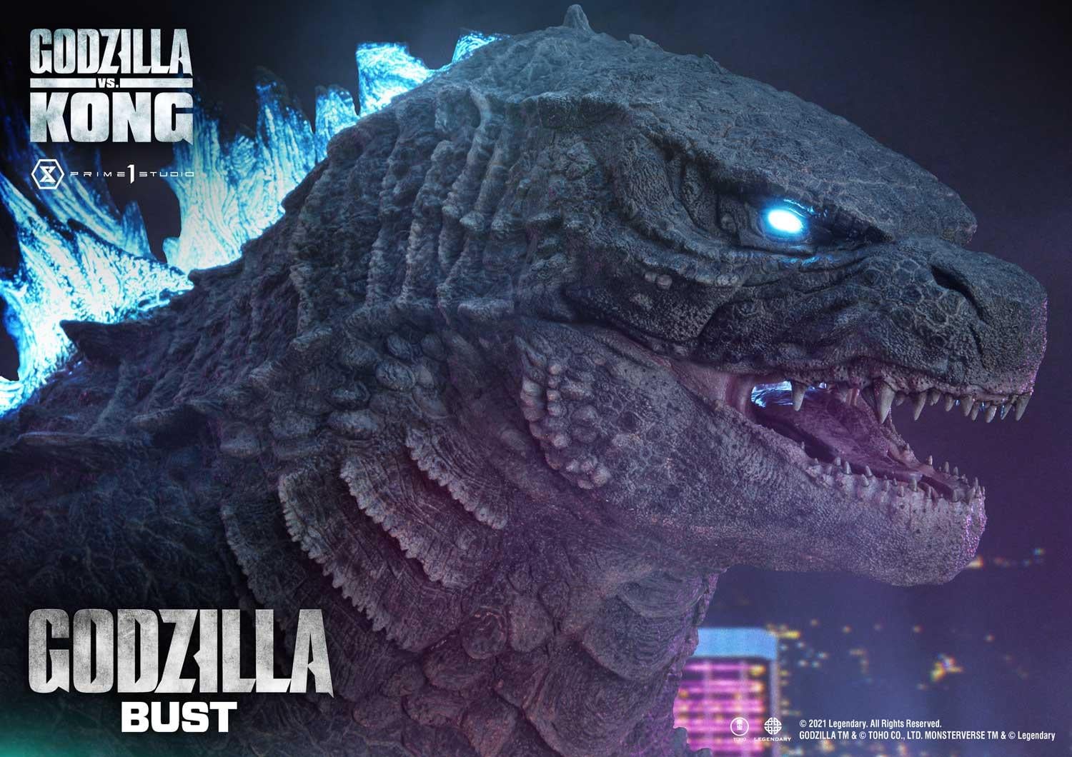 Life Size Bust Godzilla vs Kong (Film) Godzilla Bonus Version - Image 25