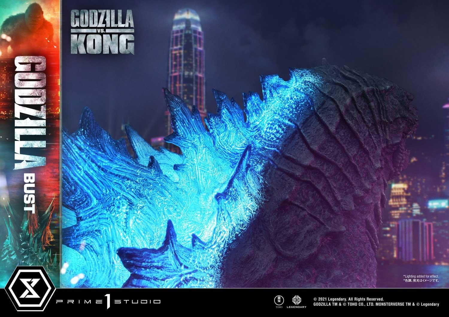 Life Size Bust Godzilla vs Kong (Film) Godzilla Bonus Version - Image 27