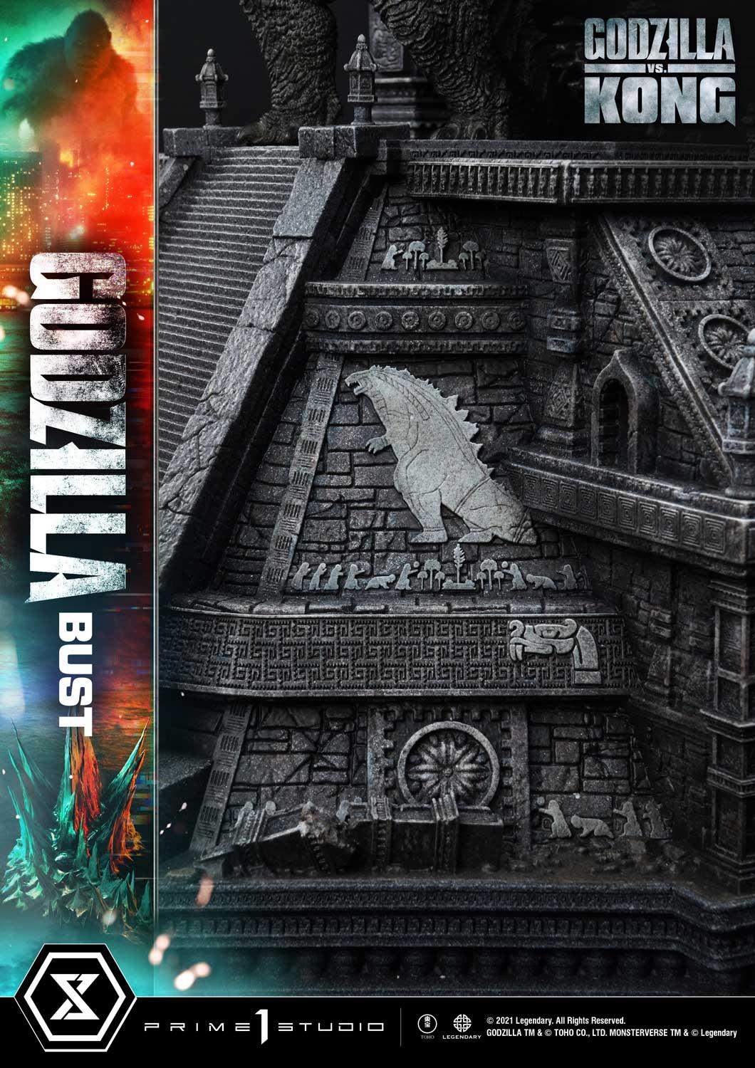 Life Size Bust Godzilla vs Kong (Film) Godzilla Bonus Version - Image 28
