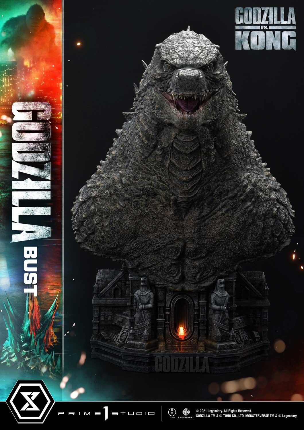 Life Size Bust Godzilla vs Kong (Film) Godzilla Bonus Version - Image 29