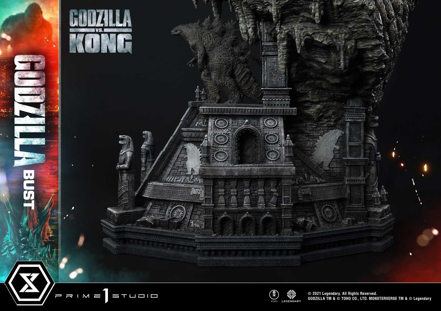 Life Size Bust Godzilla vs Kong (Film) Godzilla Bonus Version - Image 4