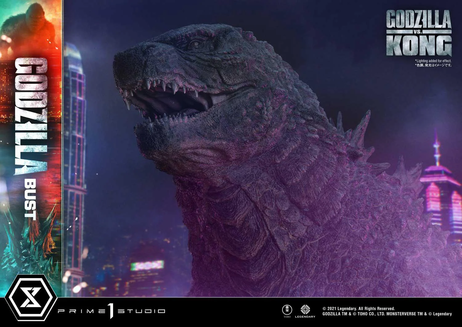 Life Size Bust Godzilla vs Kong (Film) Godzilla Bonus Version - Image 6