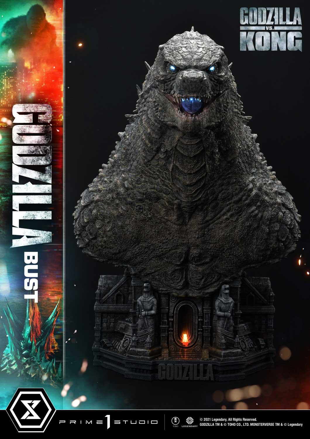 Life Size Bust Godzilla vs Kong (Film) Godzilla Bonus Version - Image 9