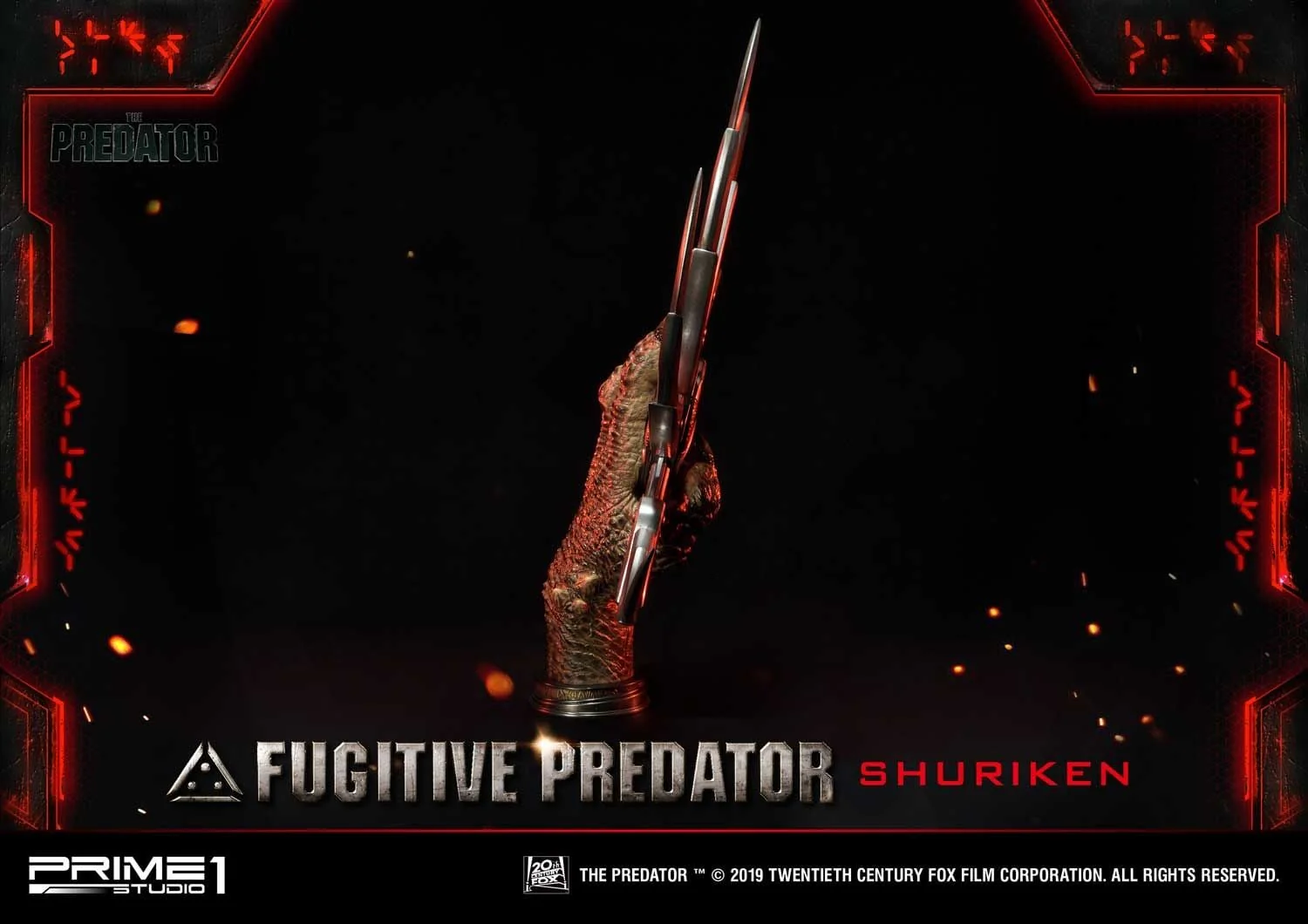 Life Size Bust The Predator (Film) Fugitive Predator Shuriken - Image 10