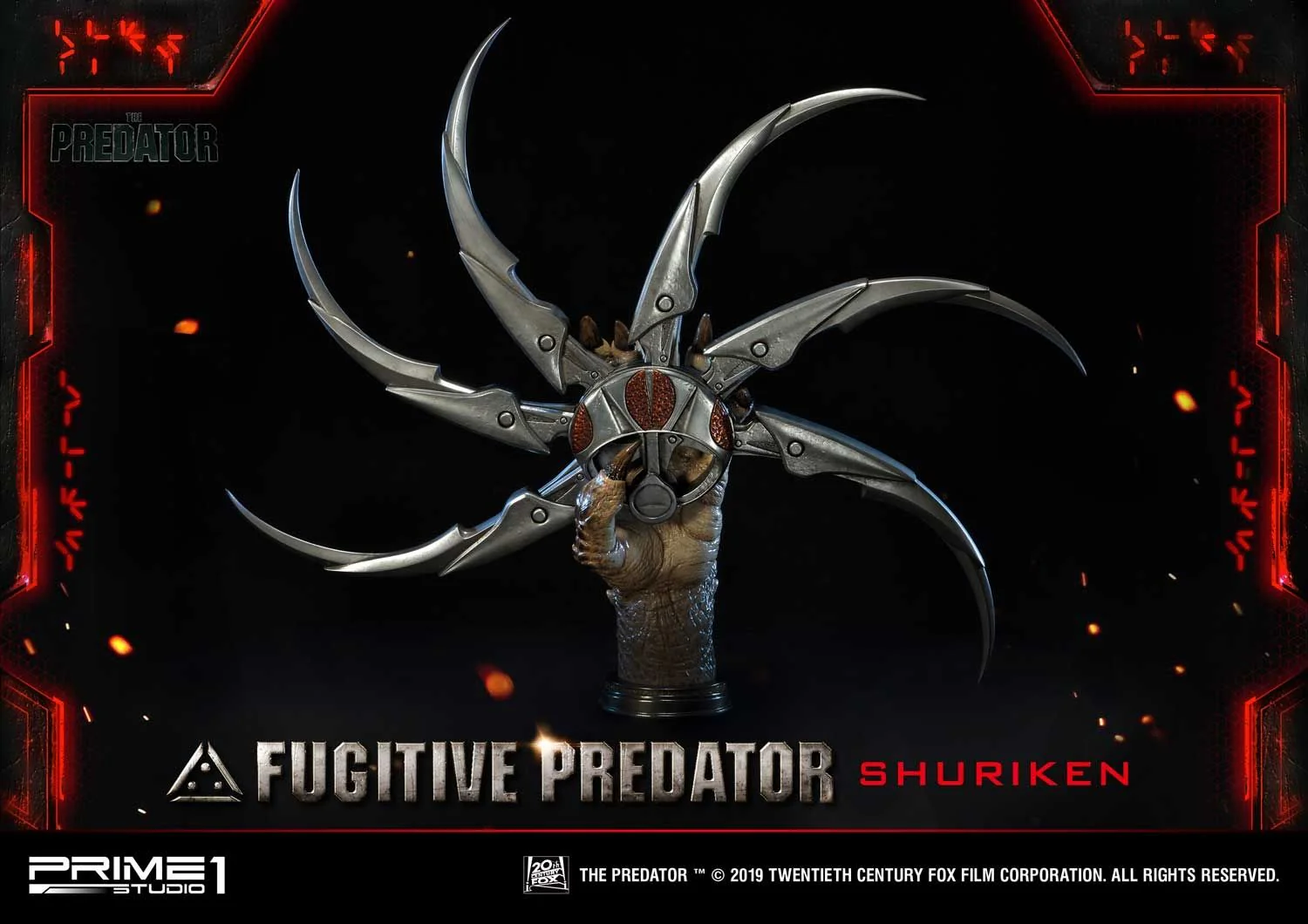 Life Size Bust The Predator (Film) Fugitive Predator Shuriken - Image 11