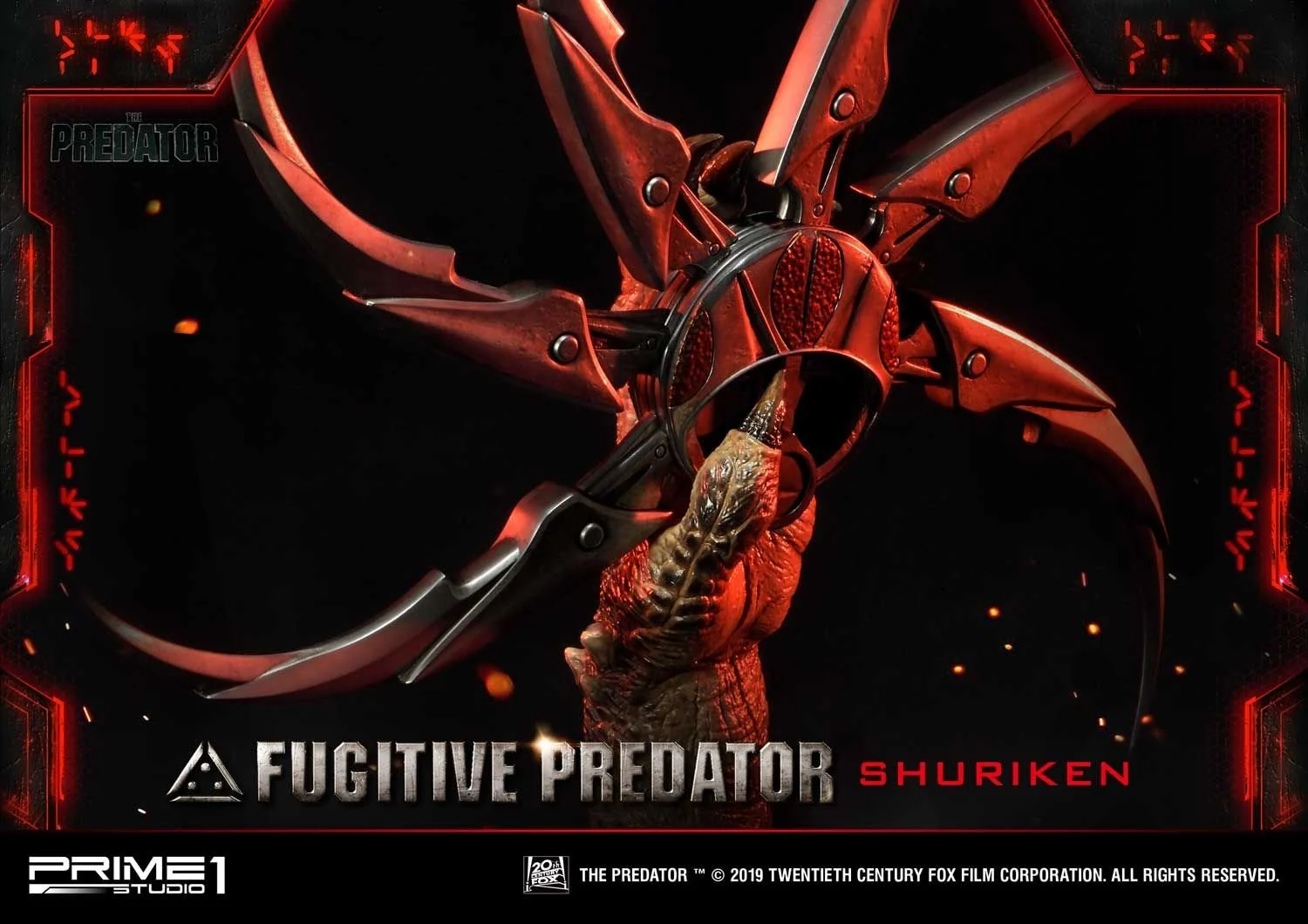 Life Size Bust The Predator (Film) Fugitive Predator Shuriken - Image 12