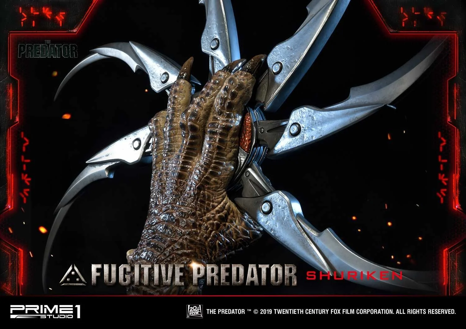 Life Size Bust The Predator (Film) Fugitive Predator Shuriken - Image 13