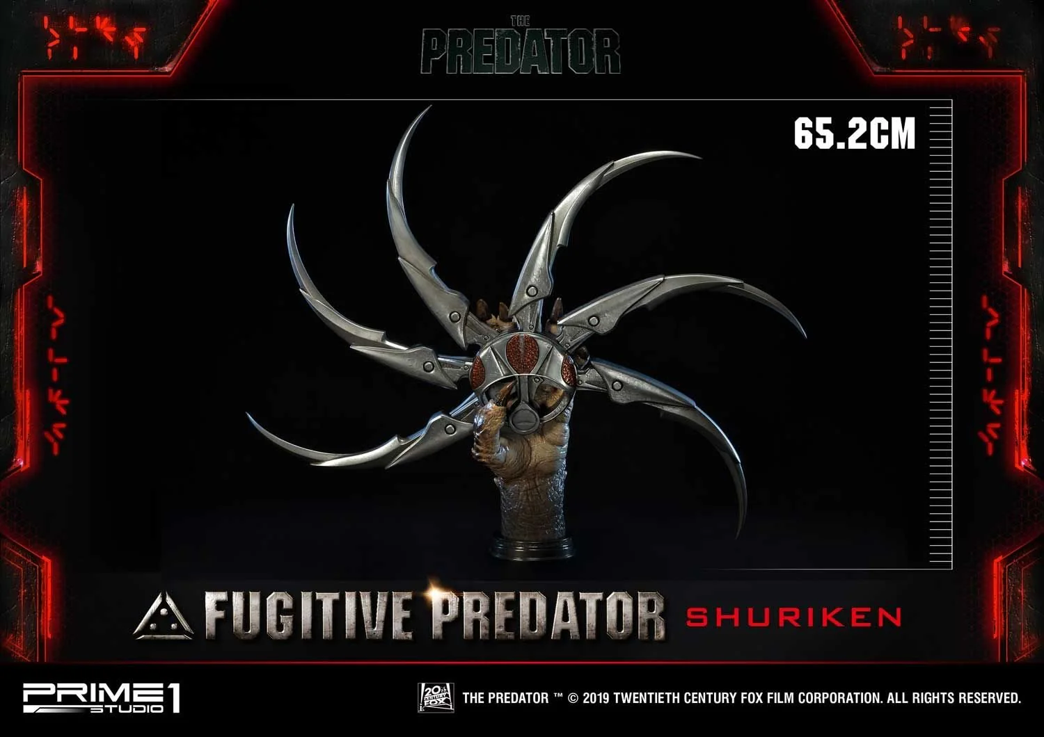 Life Size Bust The Predator (Film) Fugitive Predator Shuriken - Image 17
