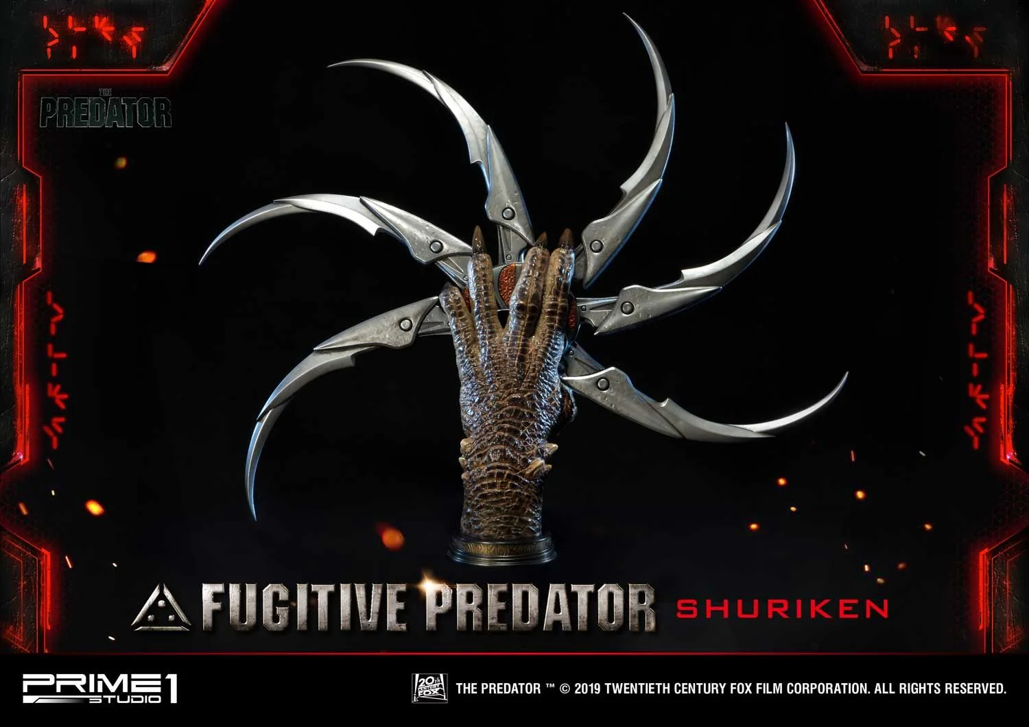 Life Size Bust The Predator (Film) Fugitive Predator Shuriken - Image 18