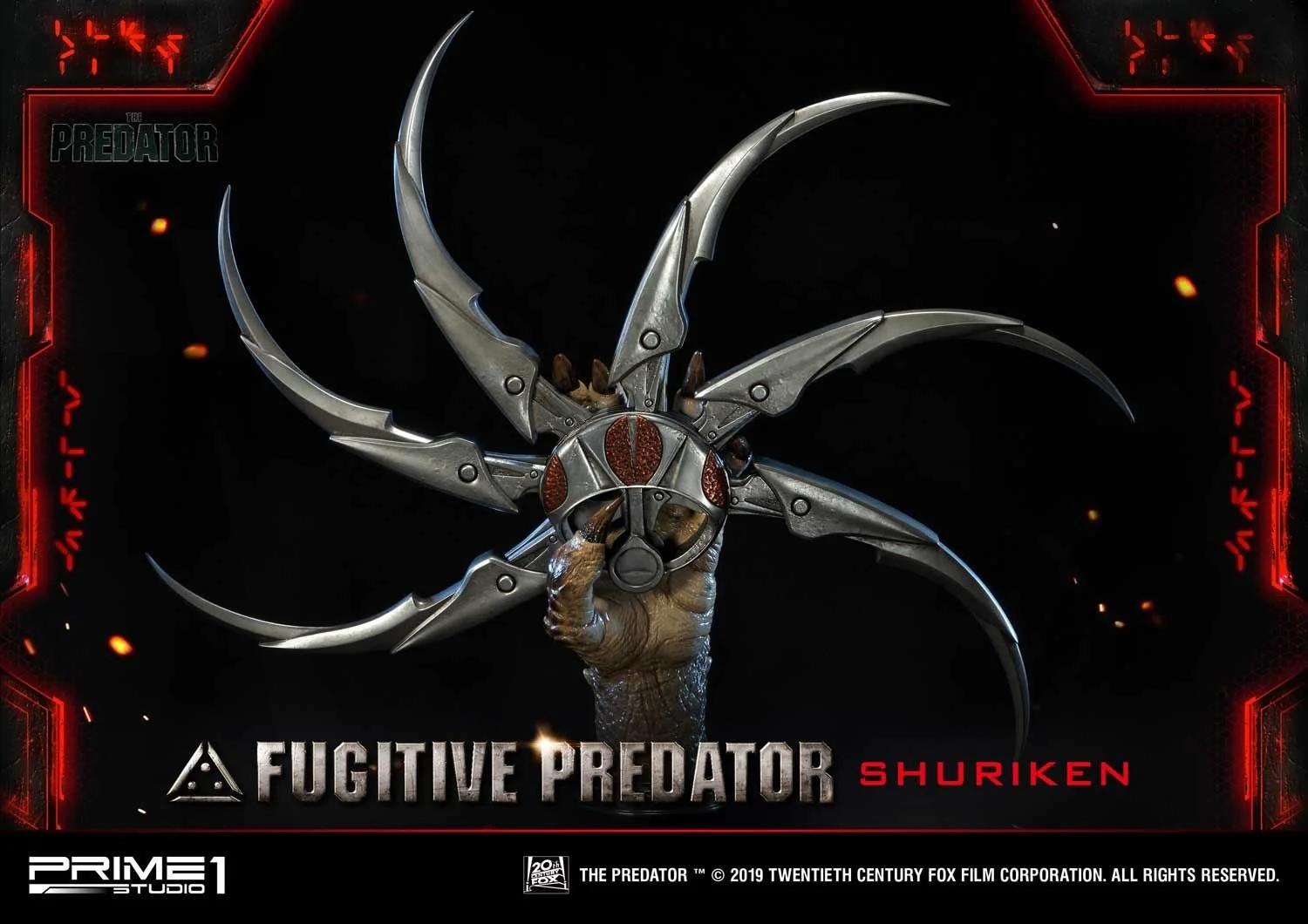 Life Size Bust The Predator (Film) Fugitive Predator Shuriken - Image 3