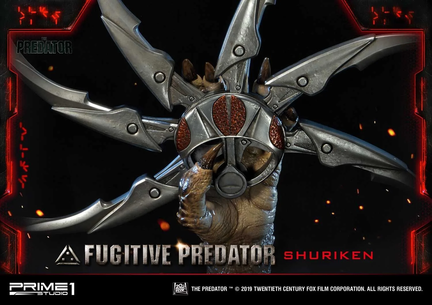 Life Size Bust The Predator (Film) Fugitive Predator Shuriken - Image 6