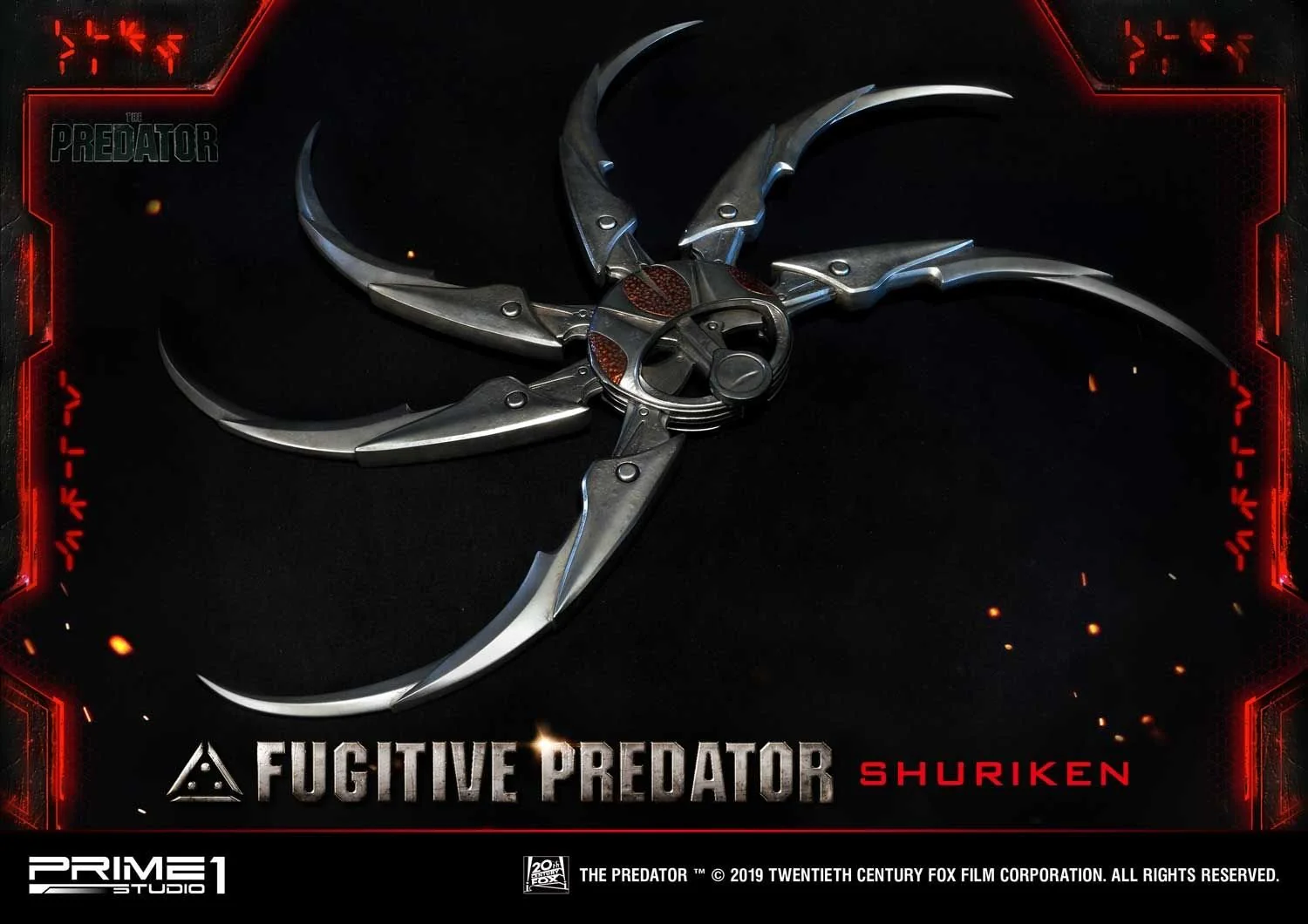 Life Size Bust The Predator (Film) Fugitive Predator Shuriken - Image 7