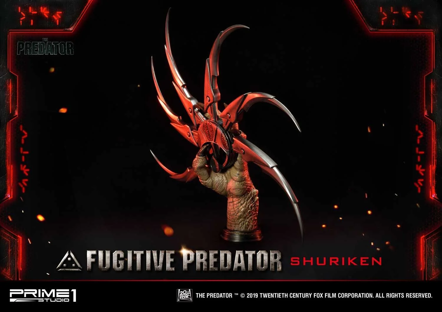 Life Size Bust The Predator (Film) Fugitive Predator Shuriken - Image 8