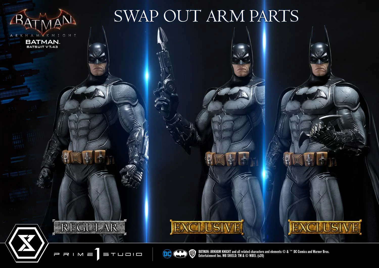 Museum Masterline Batman: Arkham Knight Batman Batsuit V7.43 EX Version - Image 3