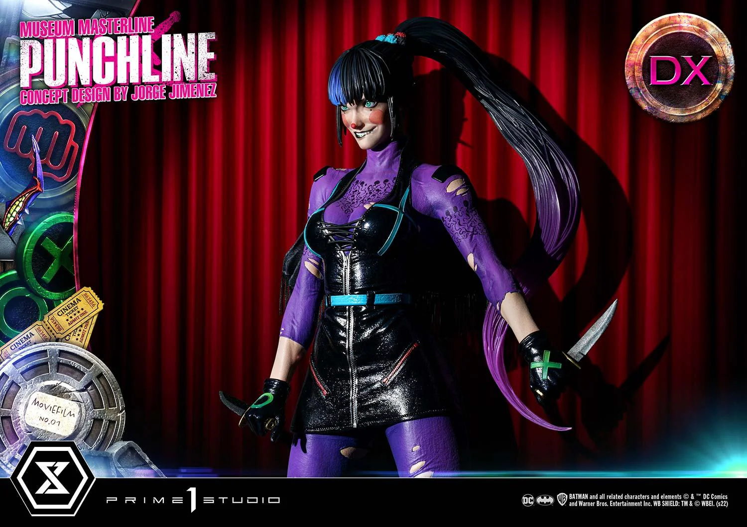 Museum Masterline Batman (Comics) Punchline (Concept Design by Jorge Jimenez) Deluxe Version - Image 24